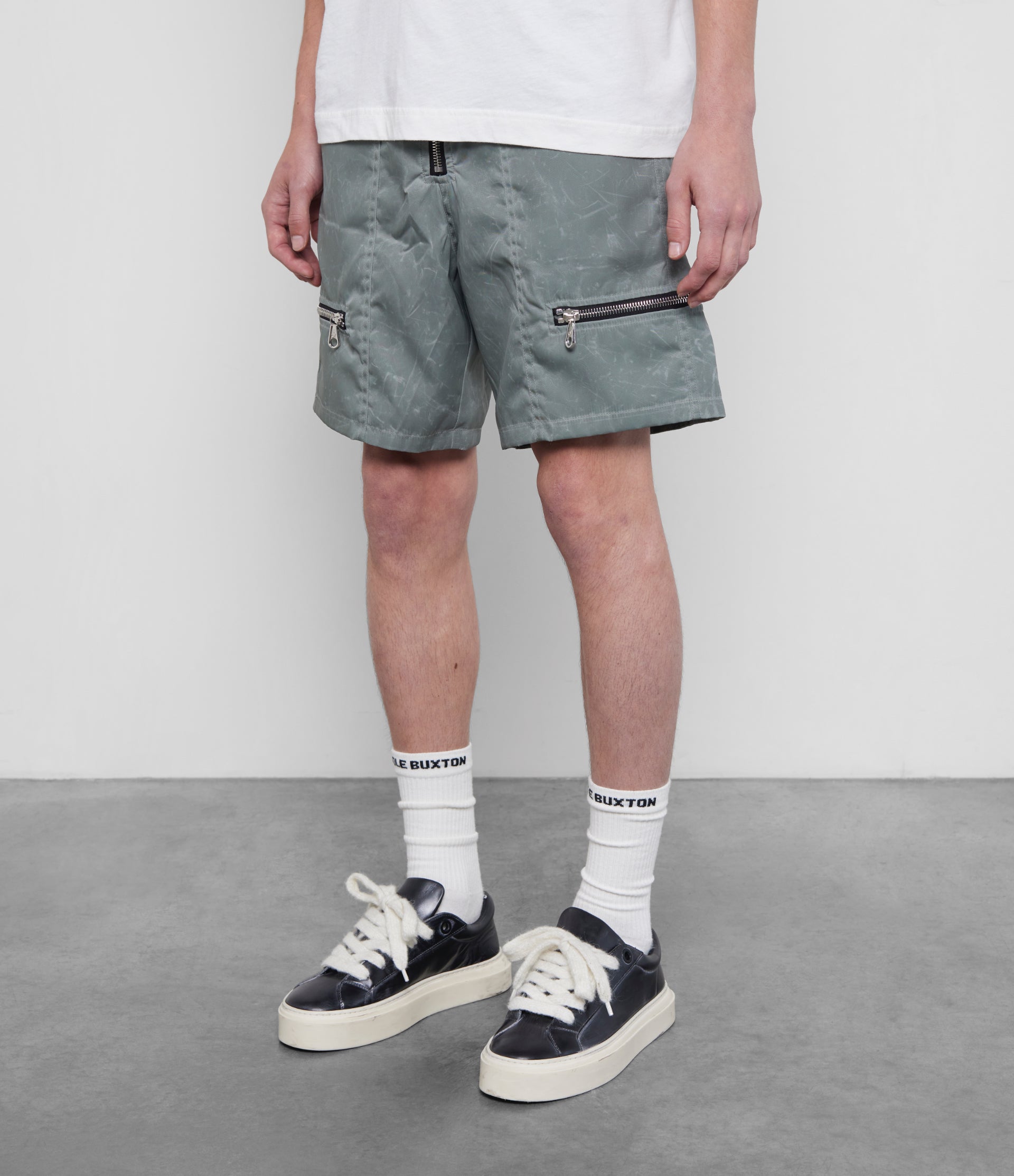 Cole Buxton | Combat Shorts | Mens | Italian Nylon | Olive Green