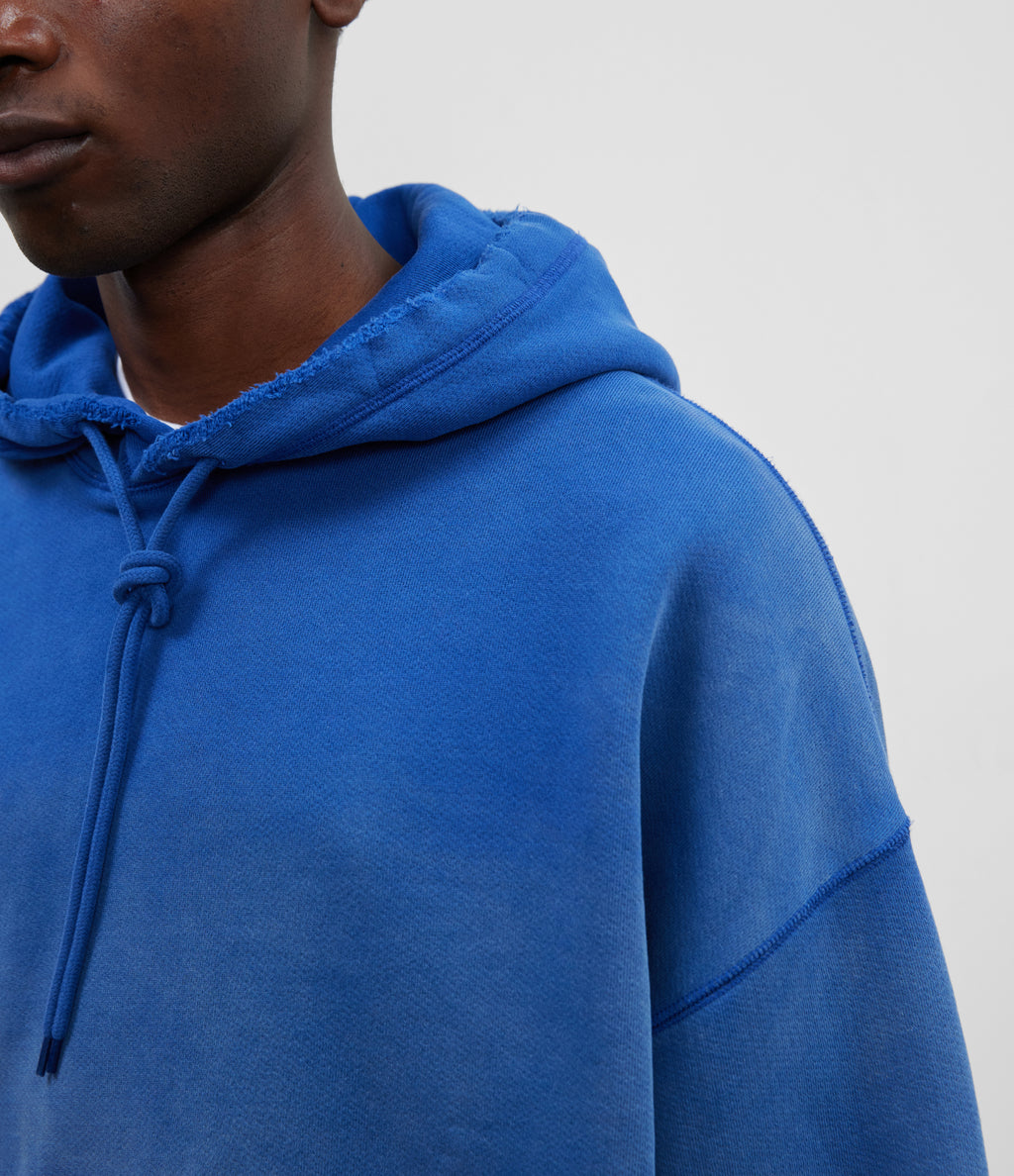Cole Buxton | Pocket Fade Hoodie | Mens | Washed Cobalt Blue