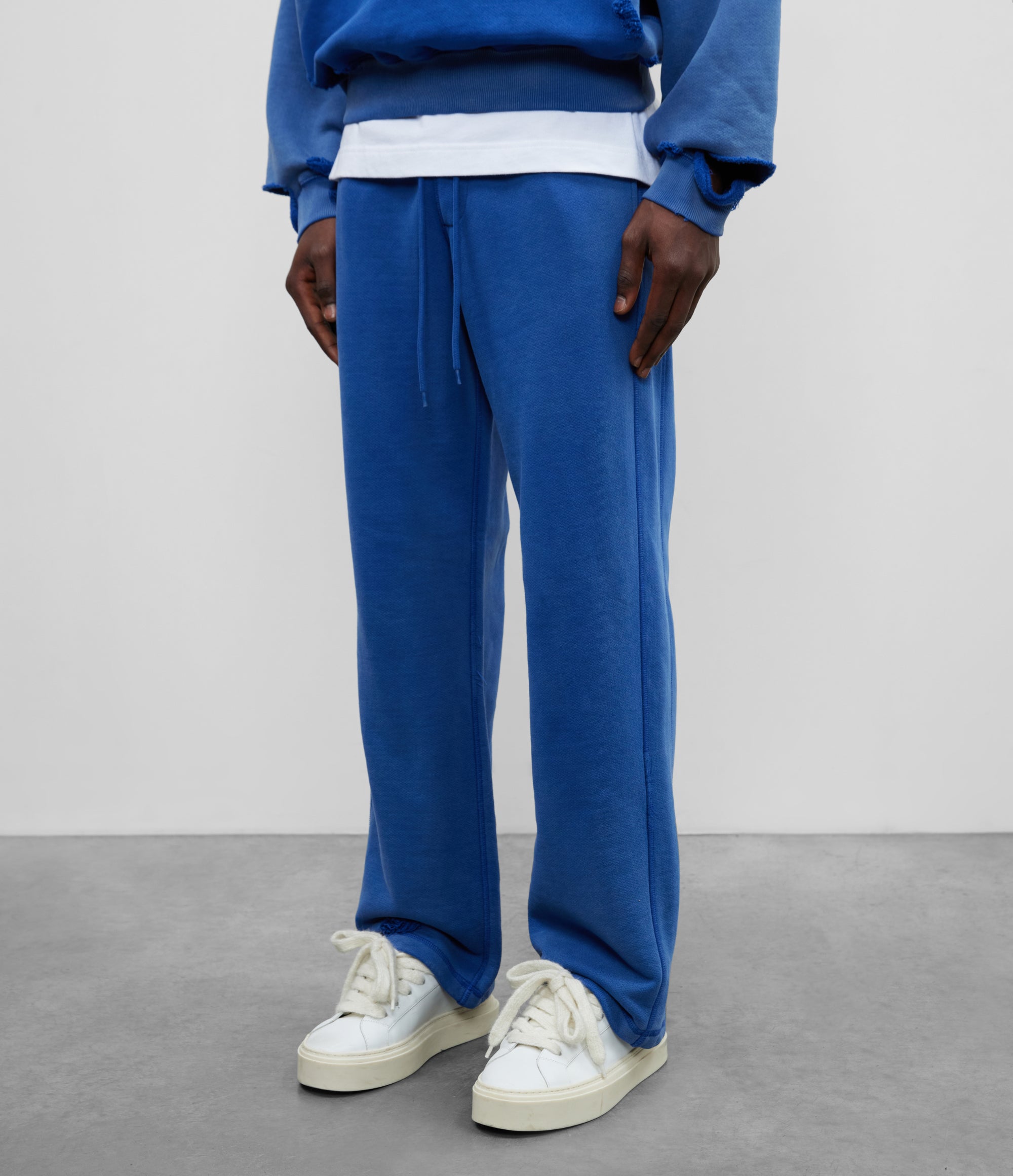 Cole Buxton | Pocket Fade Sweatpants | Mens | Washed Cobalt Blue