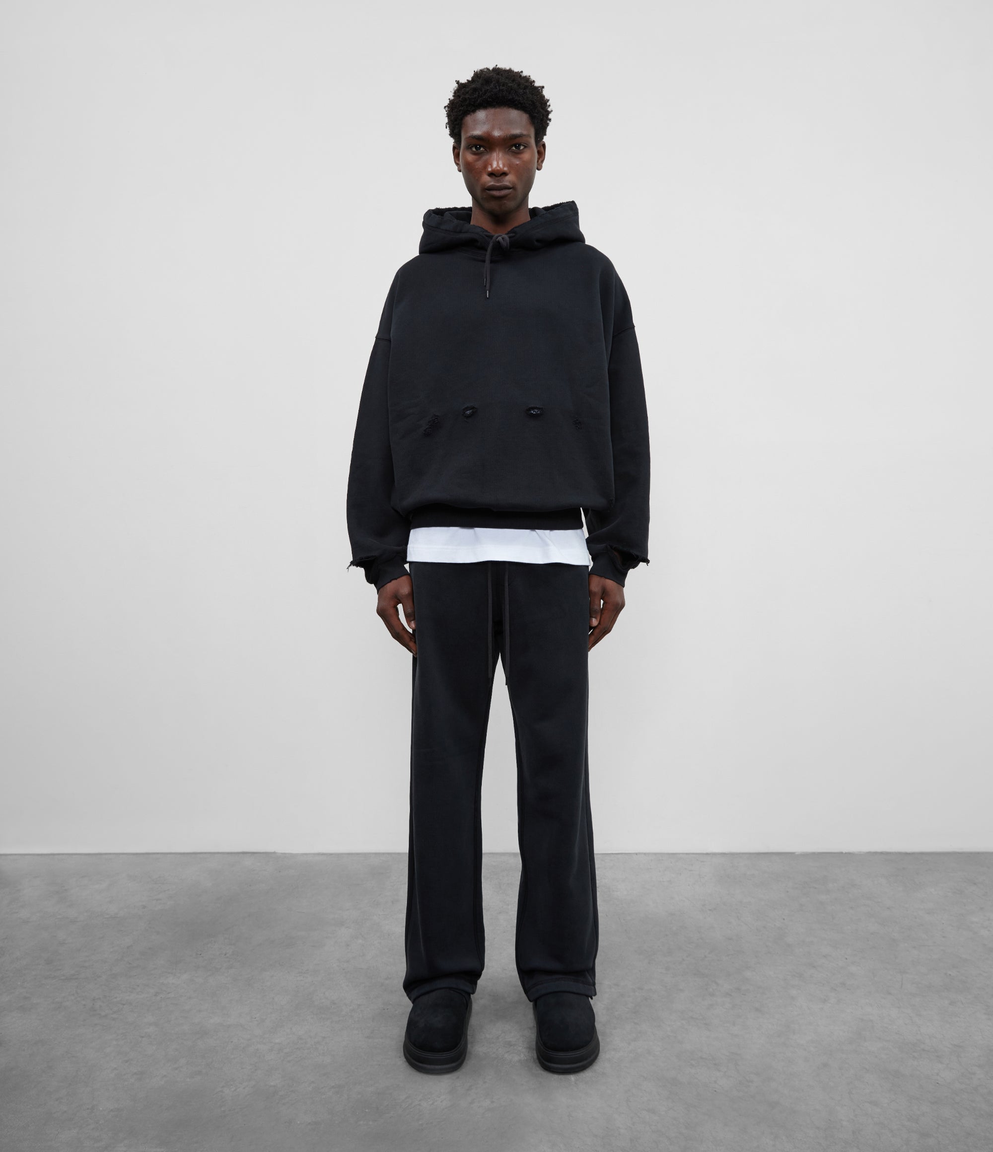 Cole Buxton | Pocket Fade Hoodie | Mens | Vintage Black
