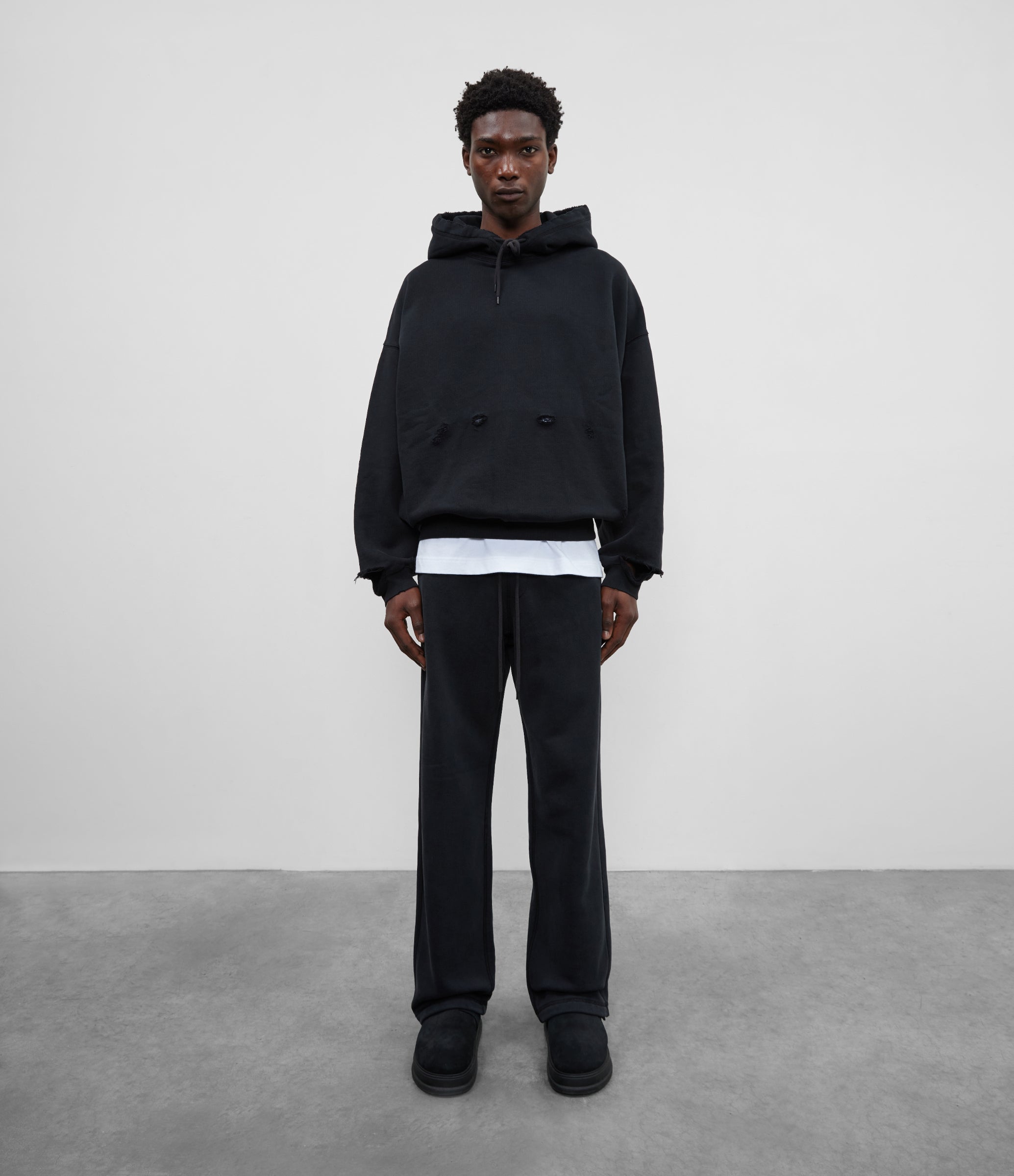 Cole Buxton | Pocket Fade Sweatpants | Mens | Vintage Black