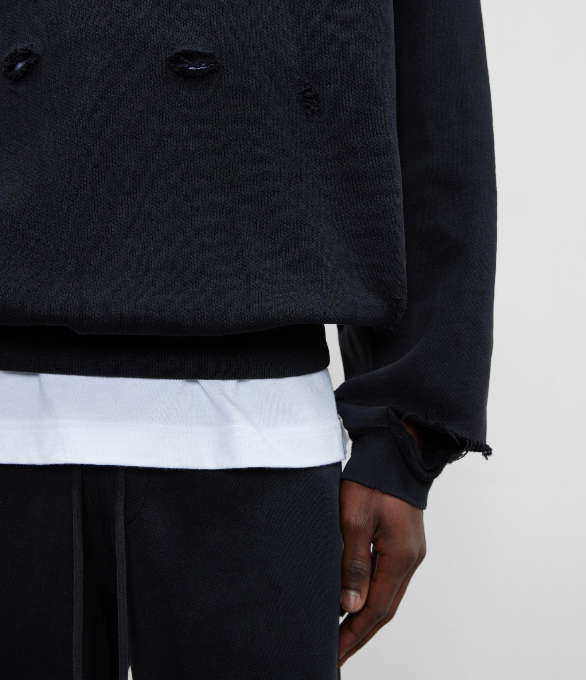 Cole Buxton | Pocket Fade Hoodie | Mens | Vintage Black