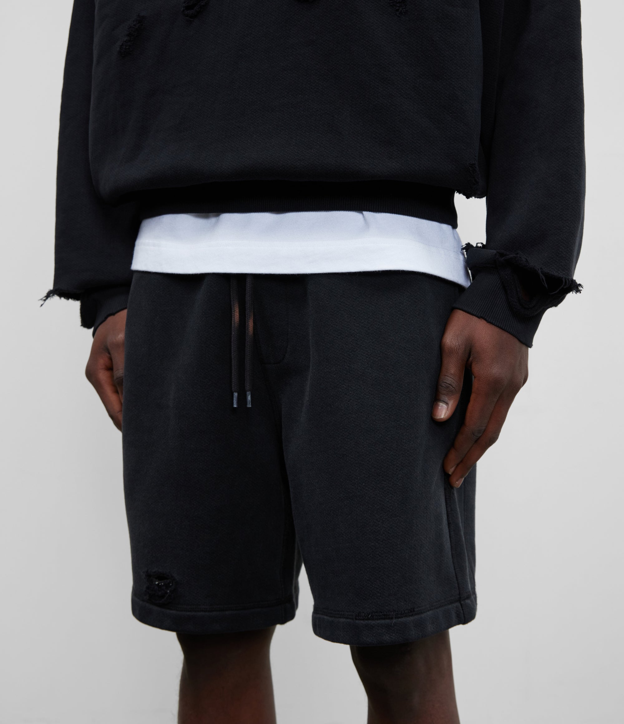Cole Buxton | Pocket Fade Shorts | Mens | Vintage Black