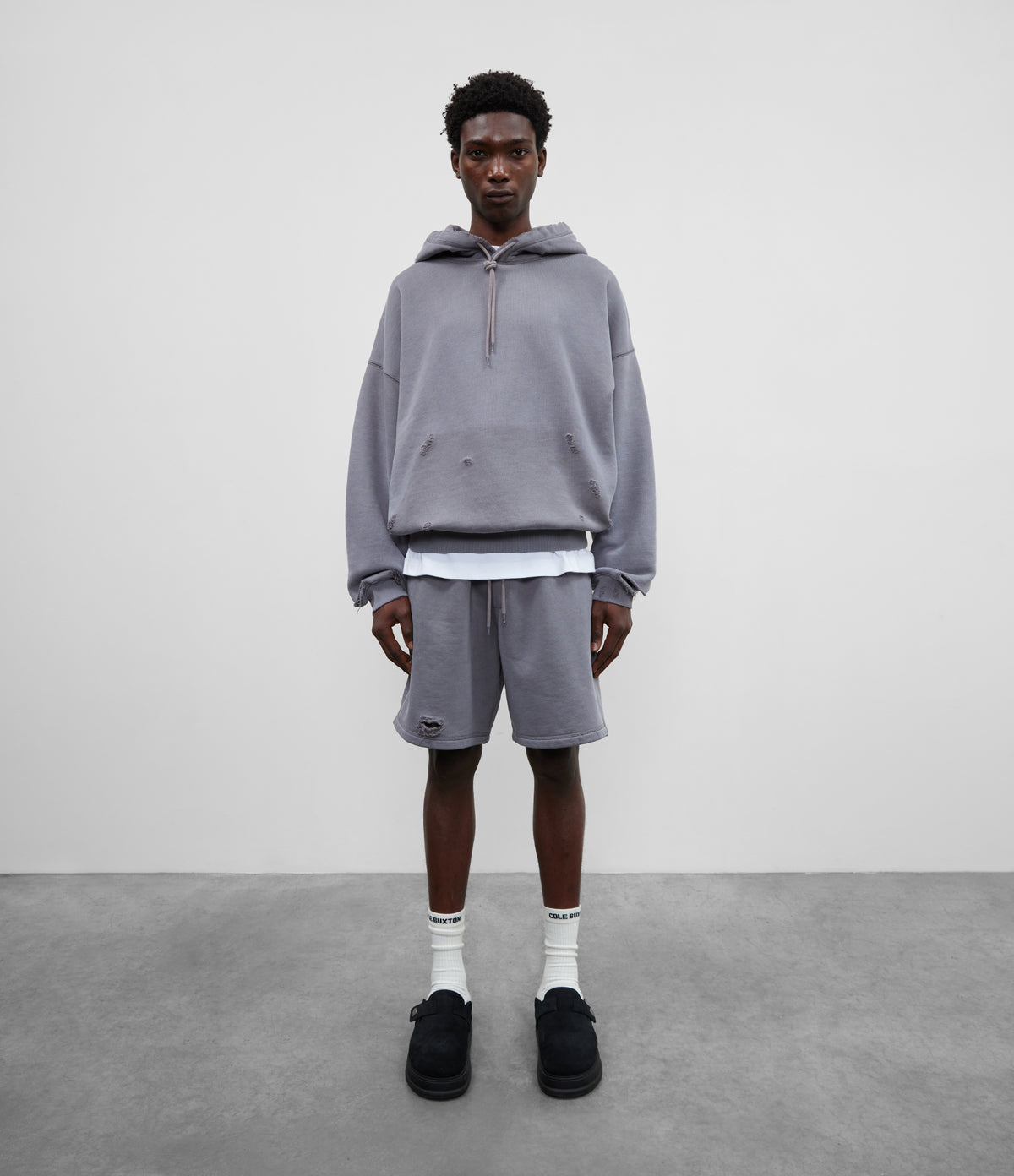 Cole Buxton | Pocket Fade Shorts | Mens | Grey