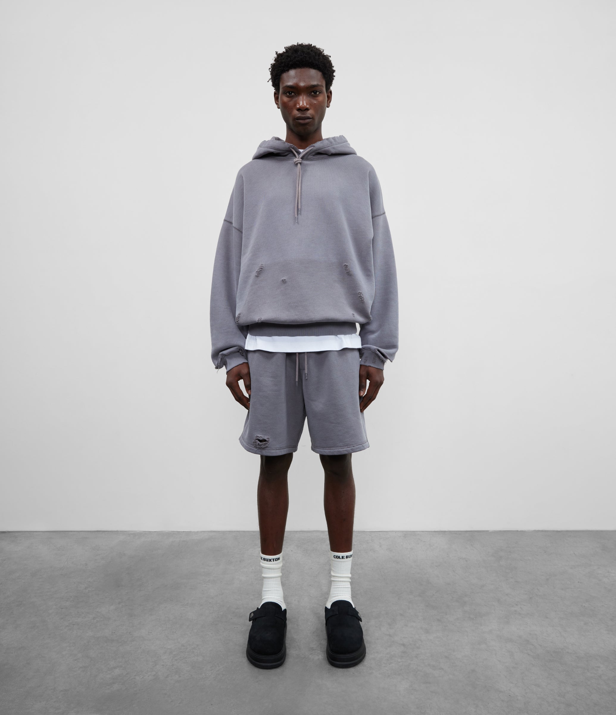 Cole Buxton | Pocket Fade Shorts | Mens | Grey