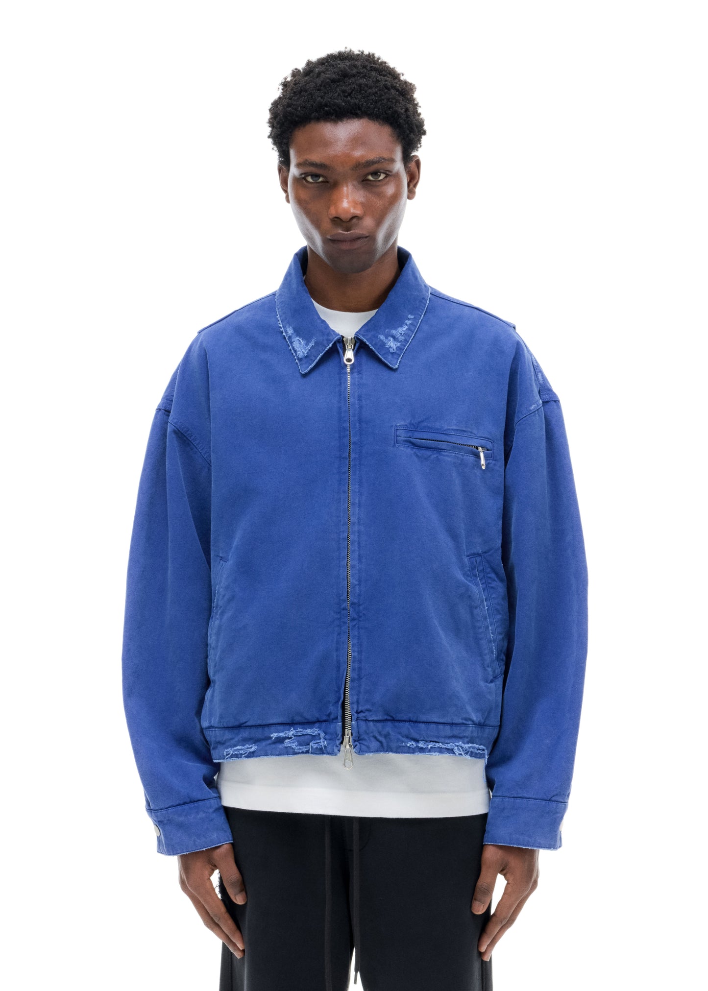 DISTRESSED TRUCKER JACKET