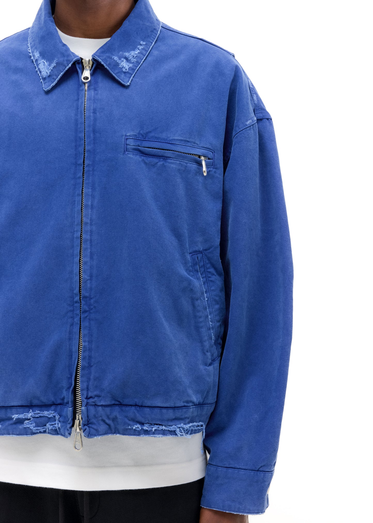 DISTRESSED TRUCKER JACKET