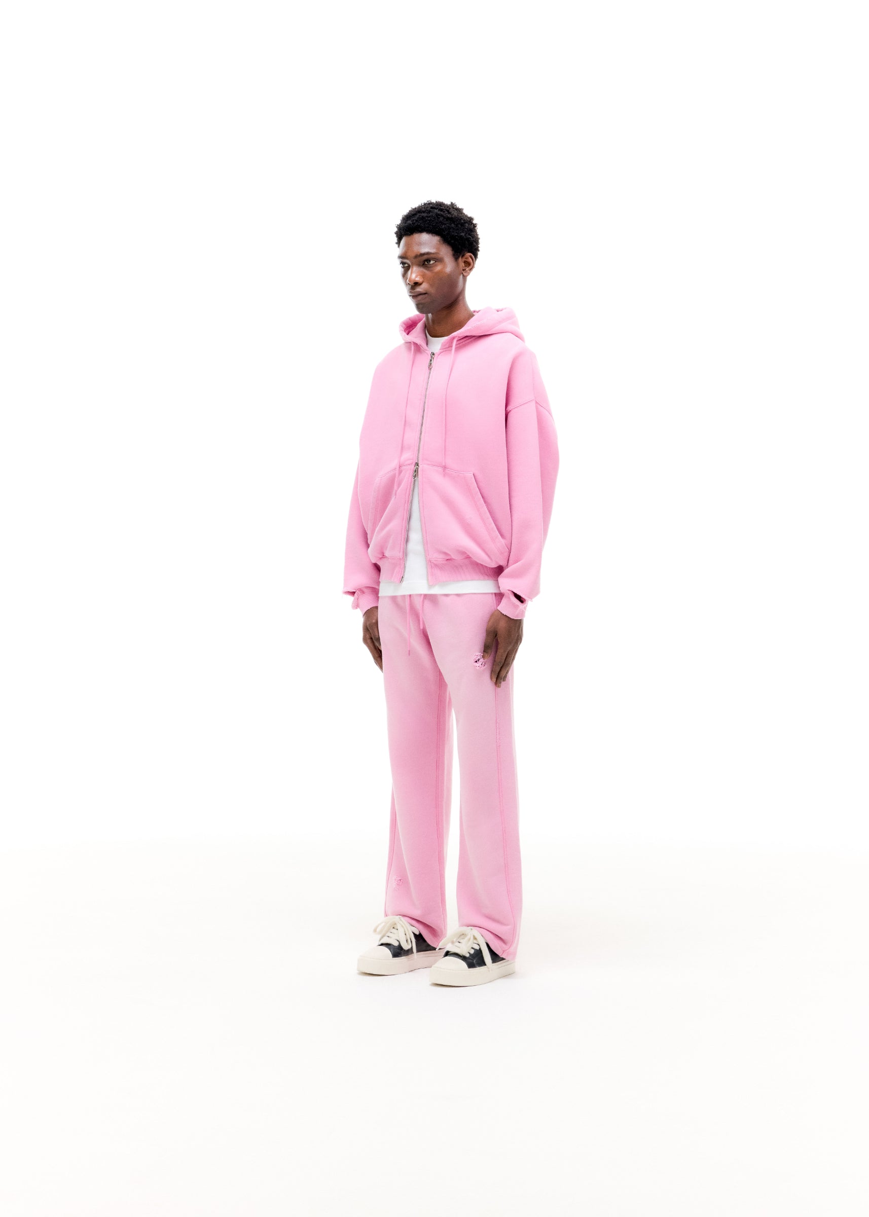 SUN FADE POCKET ZIPPED HOODIE