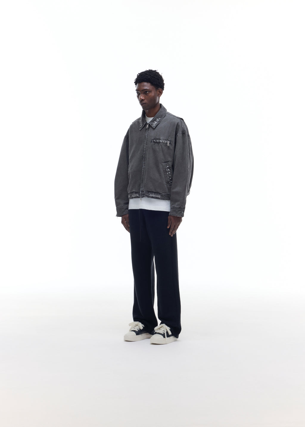 DISTRESSED TRUCKER JACKET