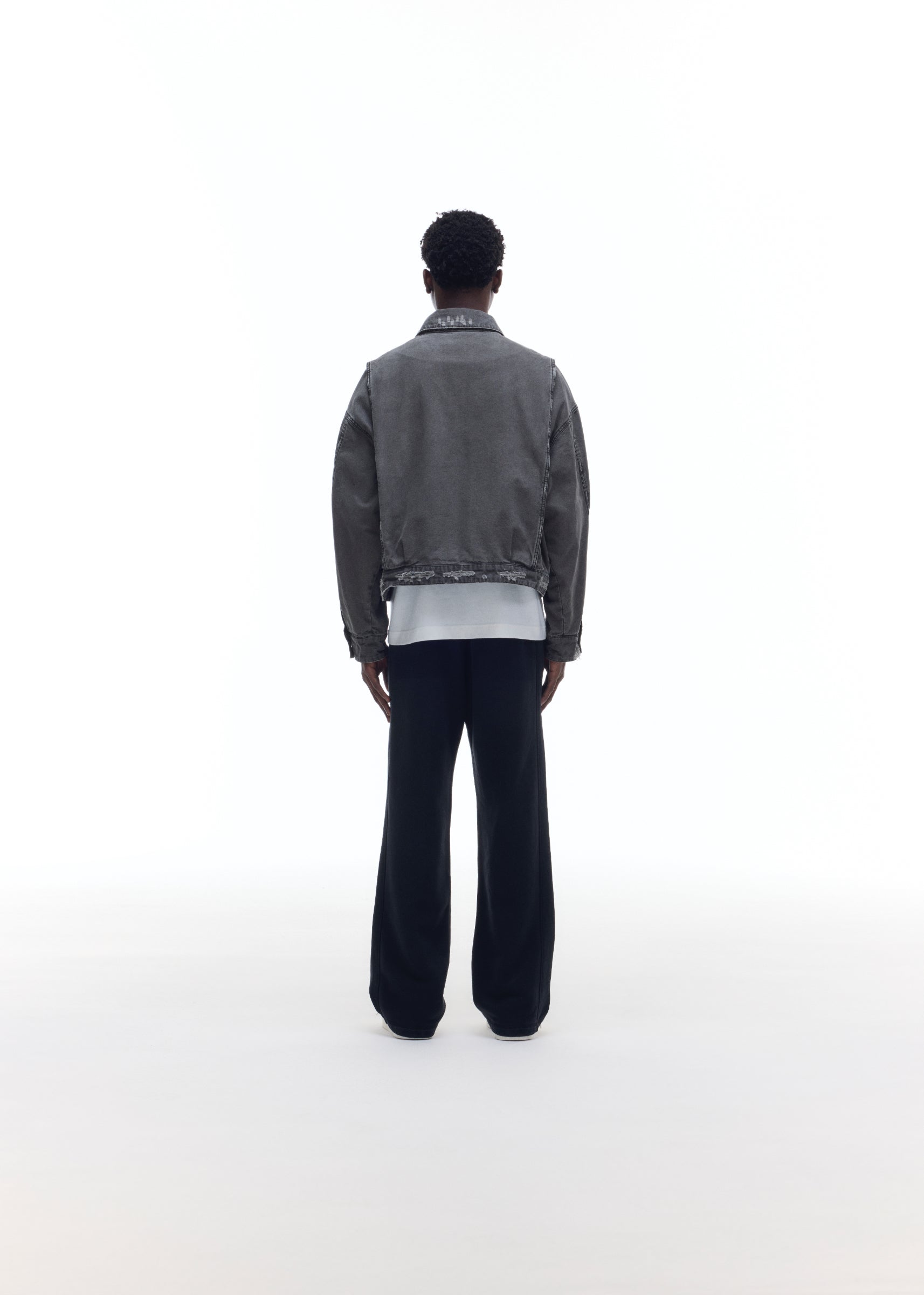 DISTRESSED TRUCKER JACKET