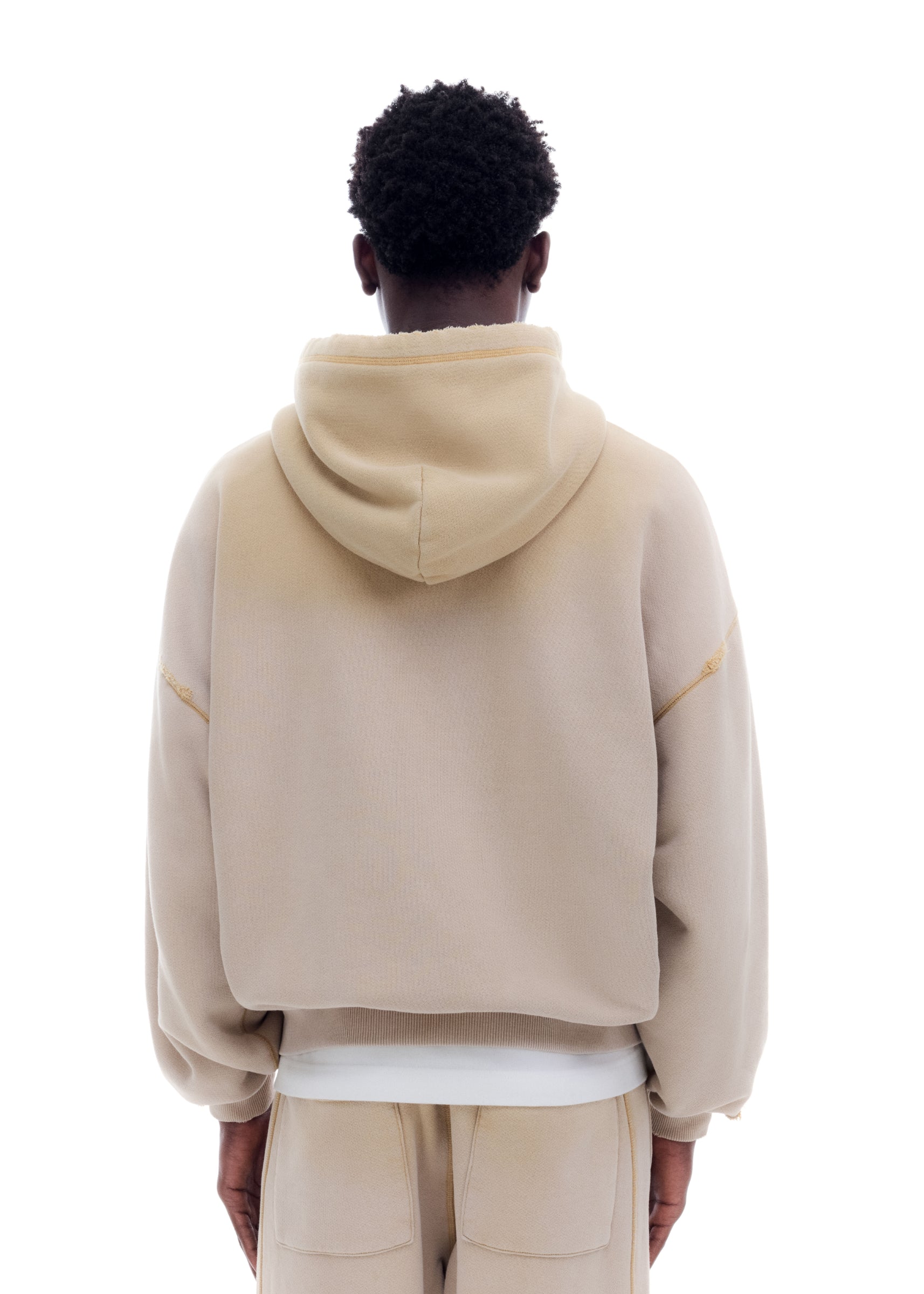 SUN FADE POCKET ZIPPED HOODIE