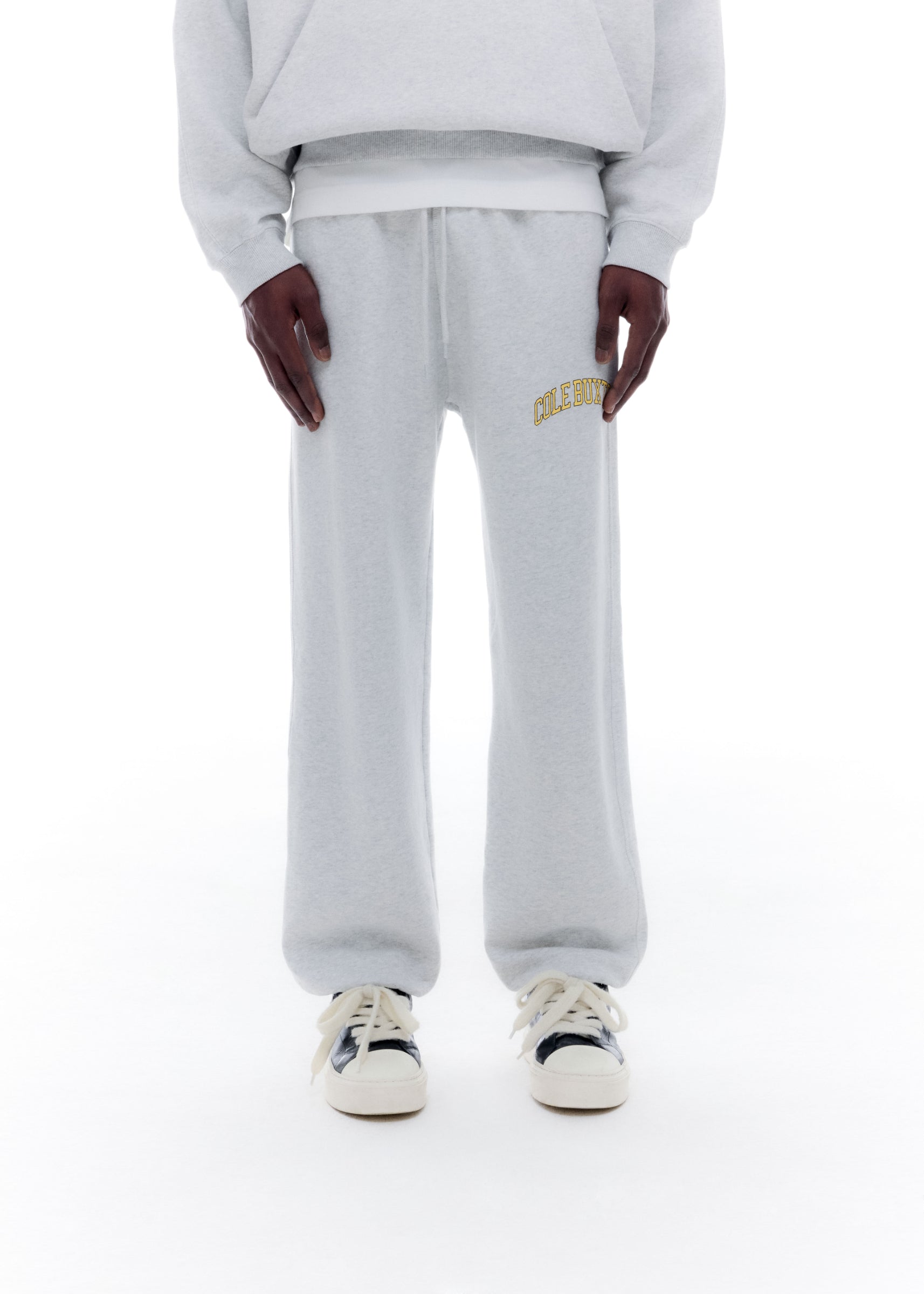 YELLOW ARC SWEATPANTS