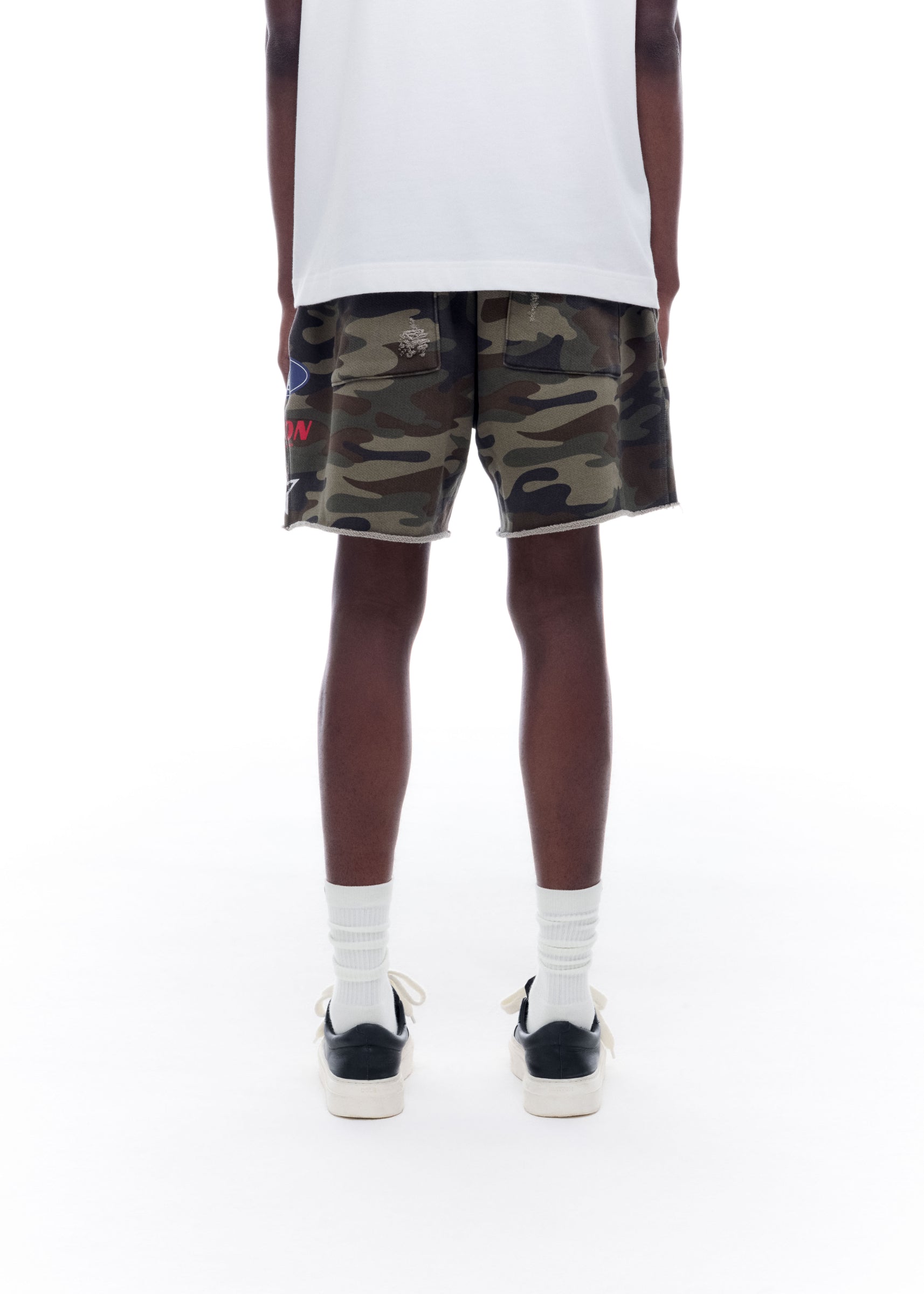 CAMO RALLY JERSEY SHORTS