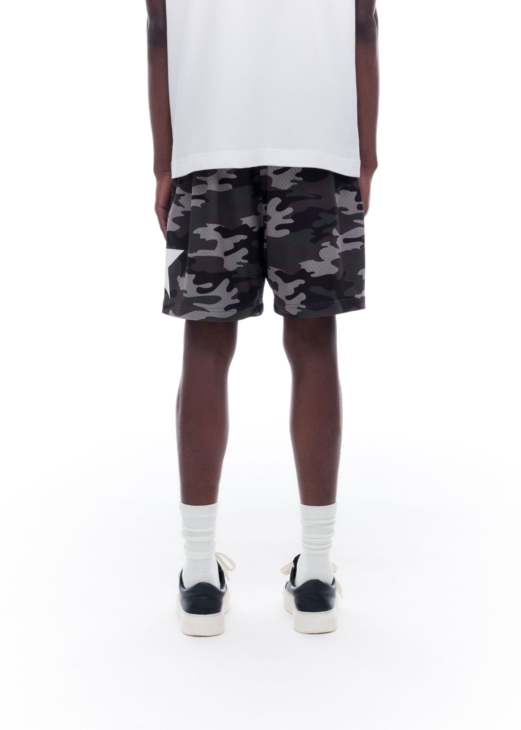MESH CAMO SHORTS
