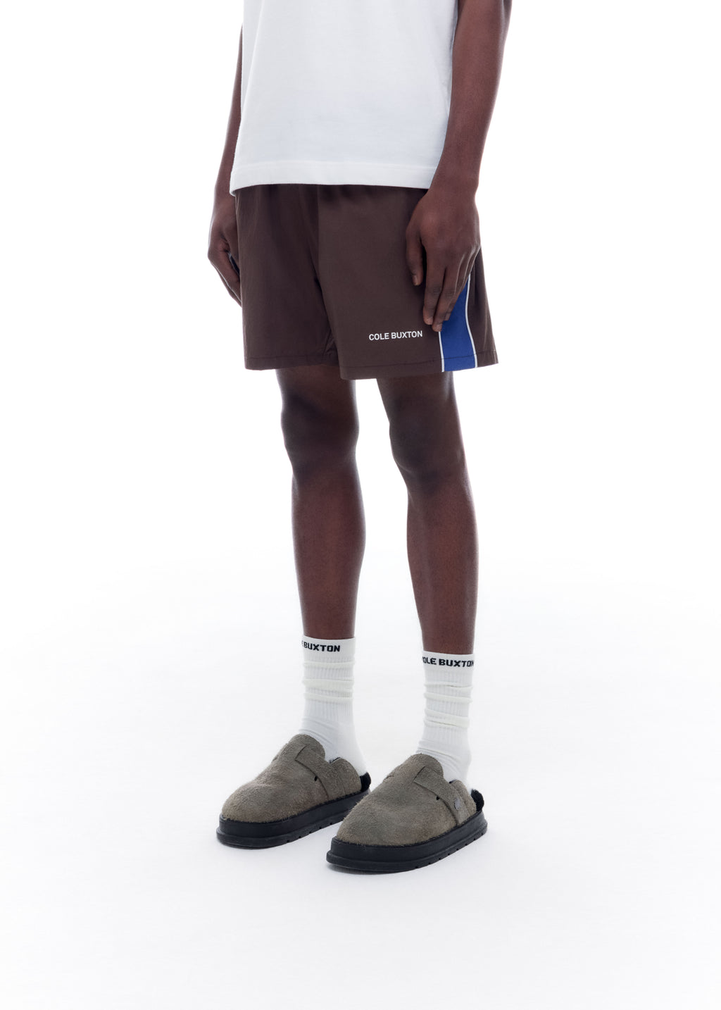 CONTRAST TAPE SWIM SHORTS