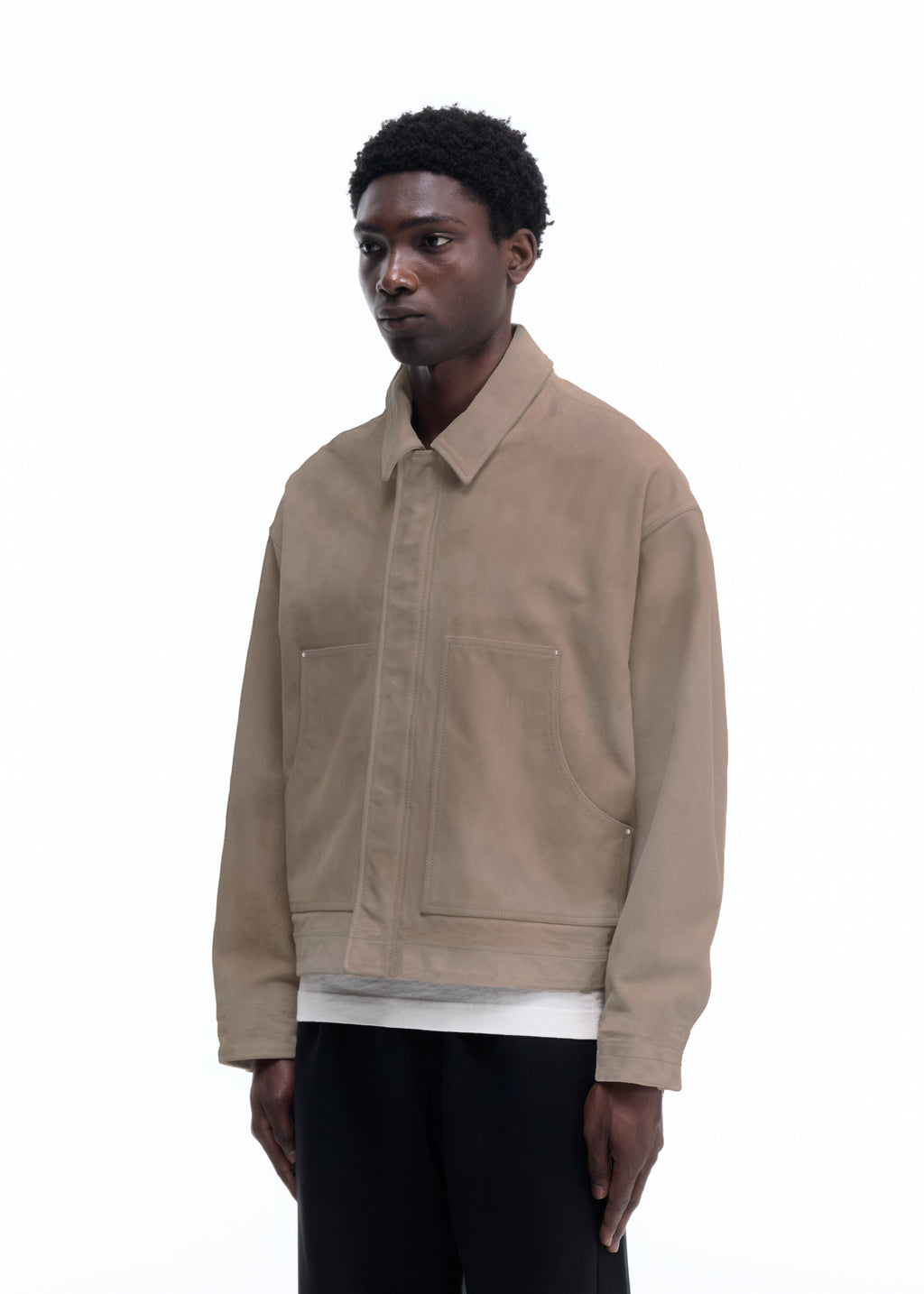 SUEDE CARPENTER JACKET