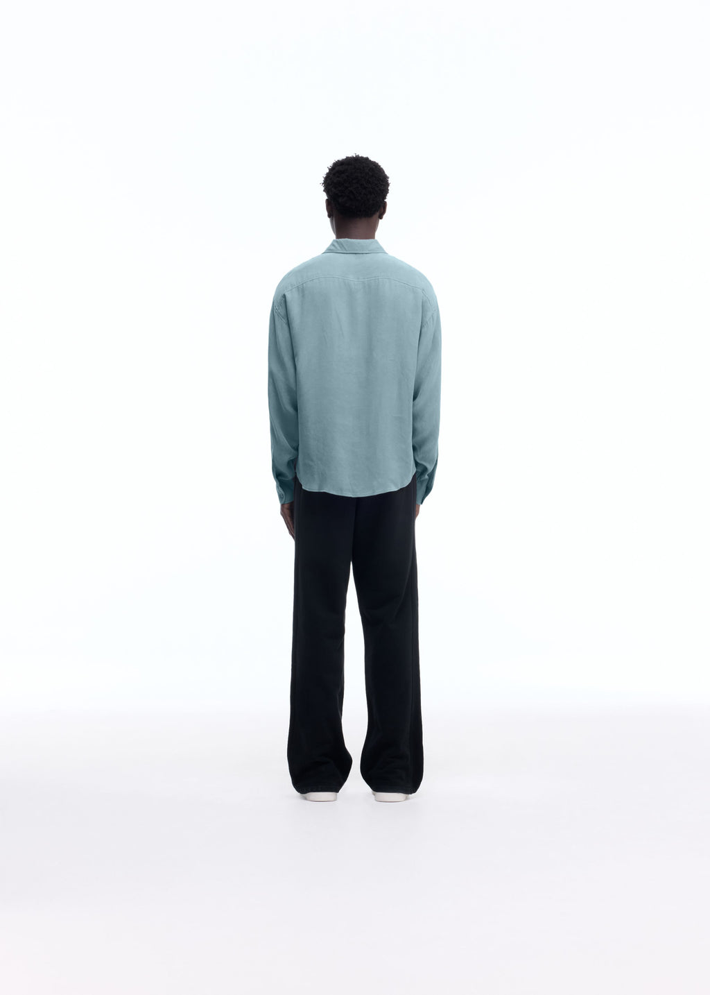 SANDWASHED SATIN SHIRT