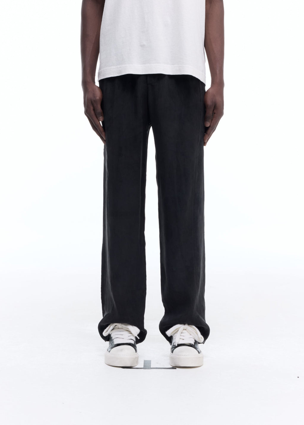 SANDWASHED SATIN PANTS
