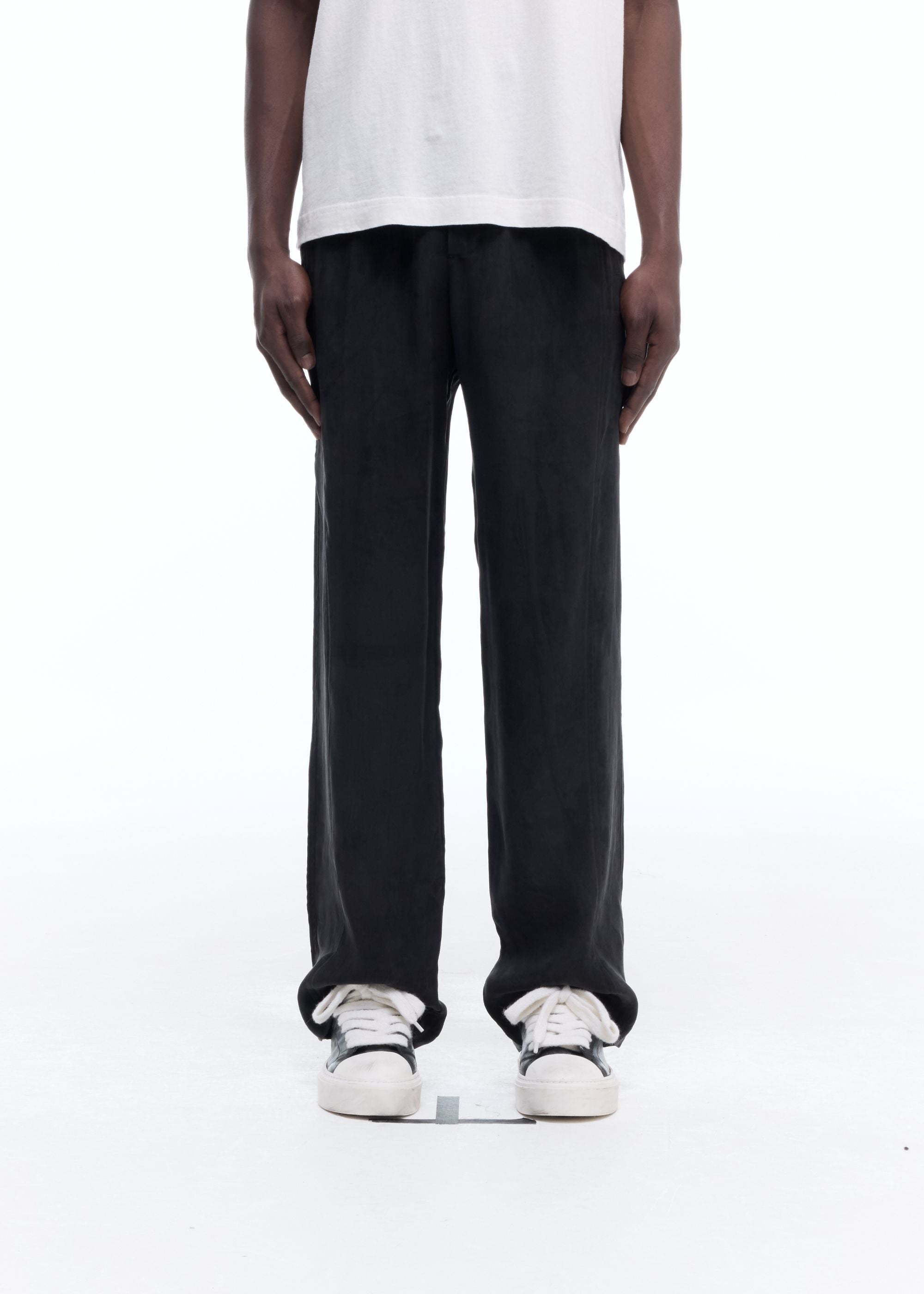 SANDWASHED SATIN PANTS