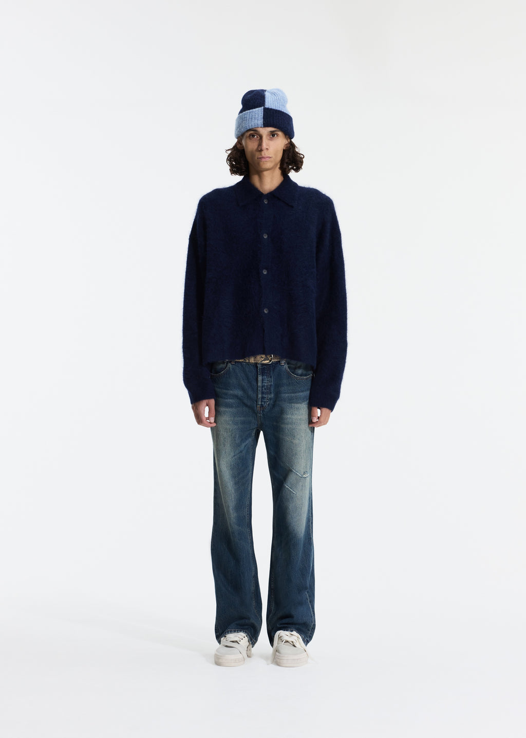 ALPACA KNIT SHIRT