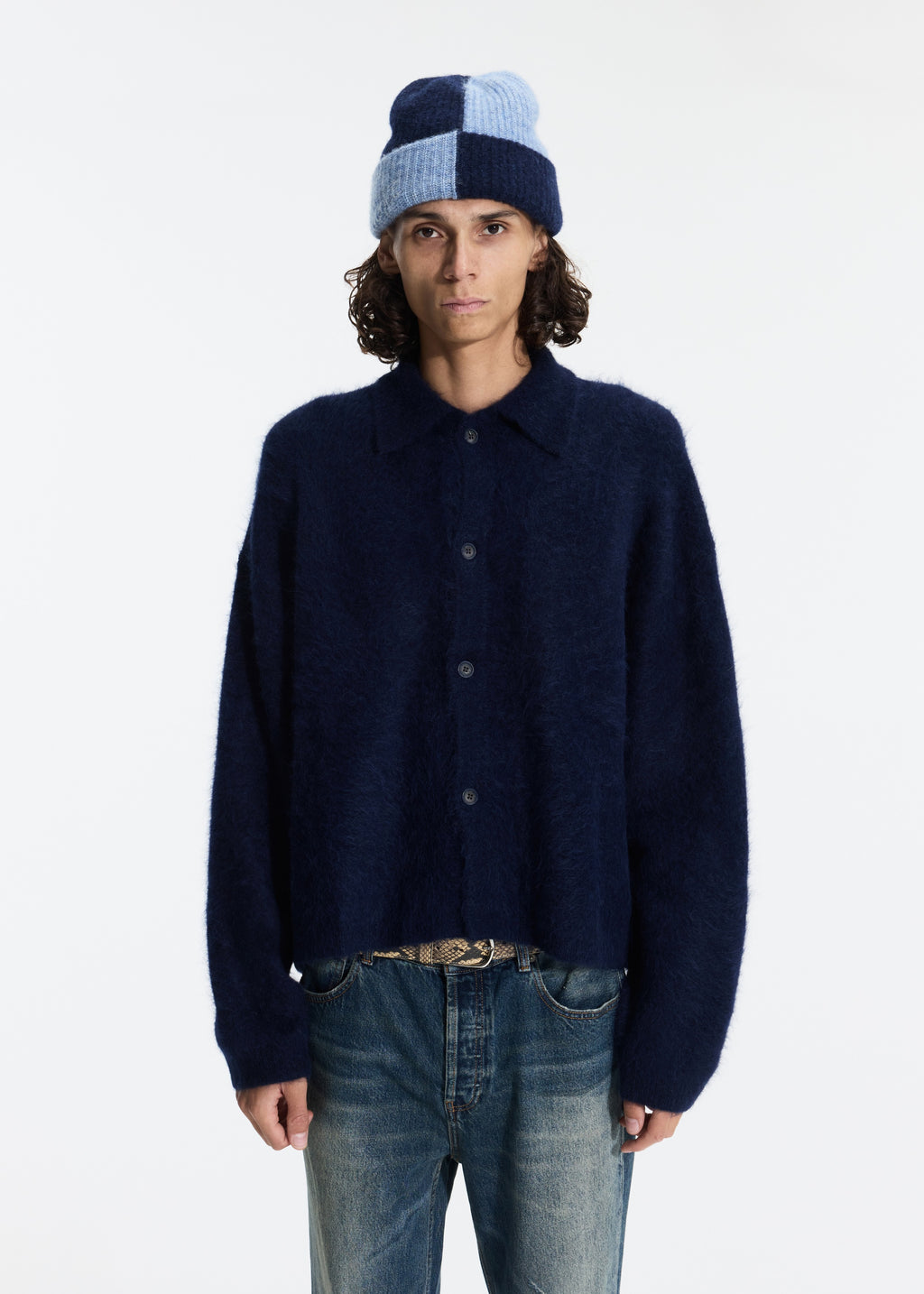 ALPACA KNIT SHIRT