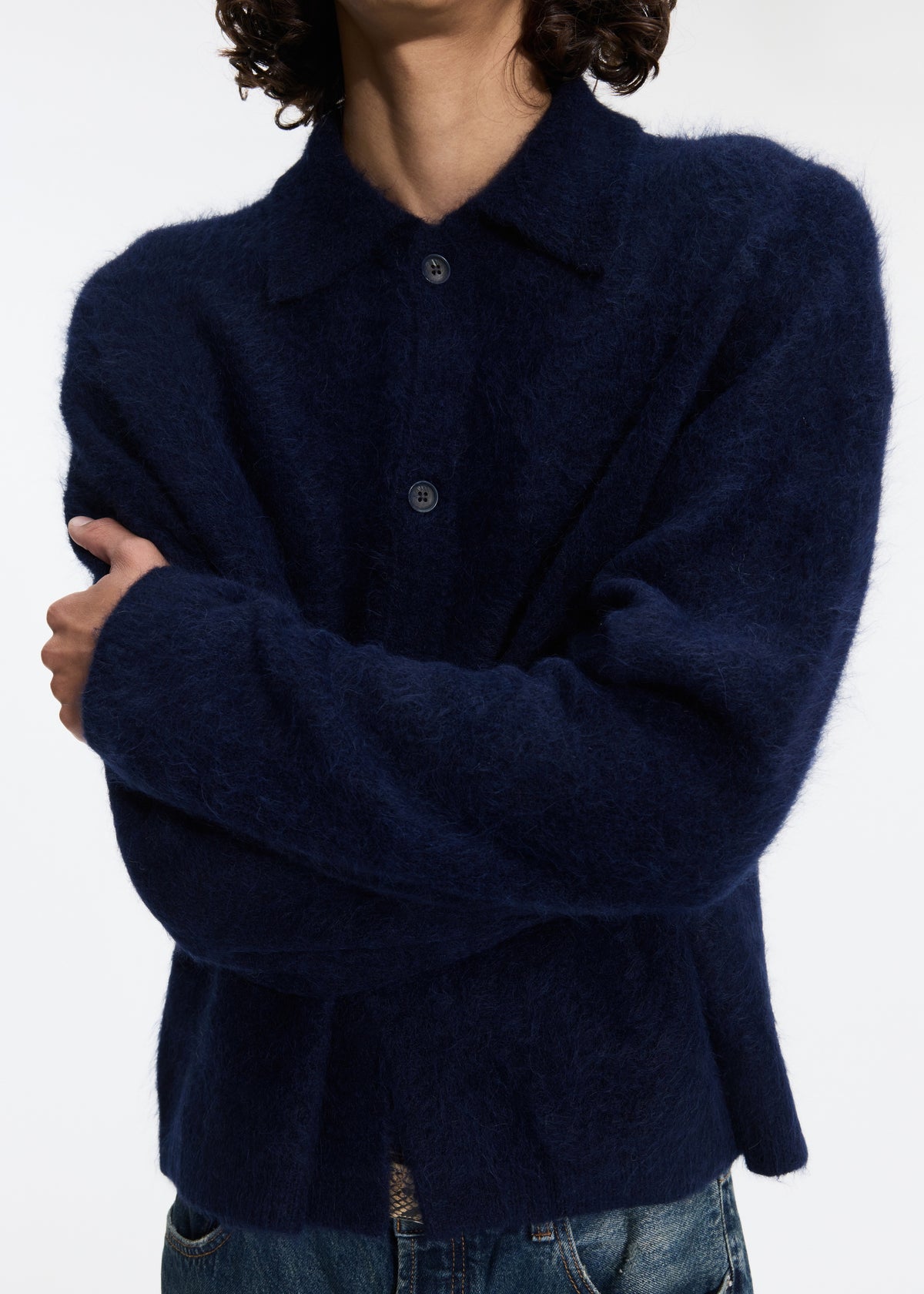 ALPACA KNIT SHIRT