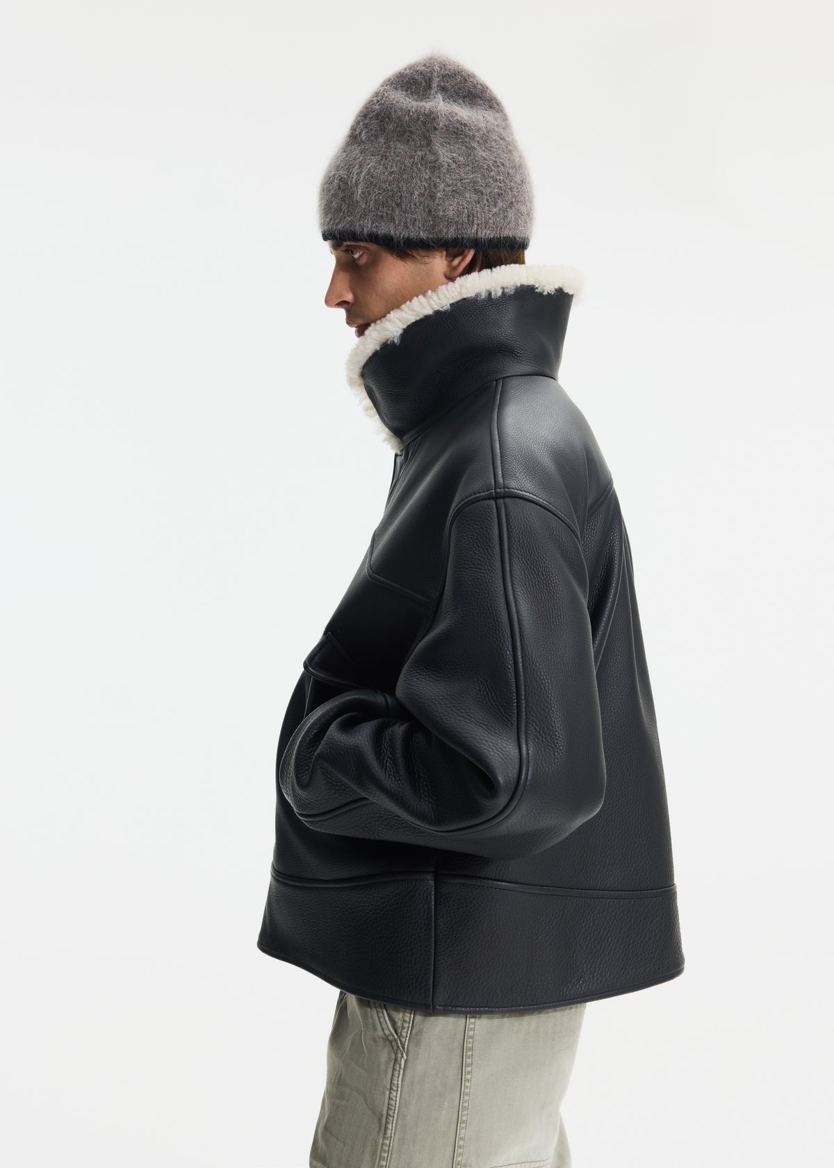 LEATHER DRIVING JACKET
