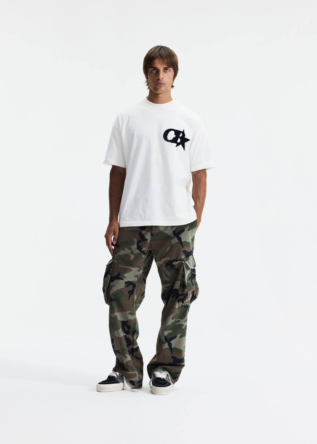 CB STAR APPLIQUE T-SHIRT