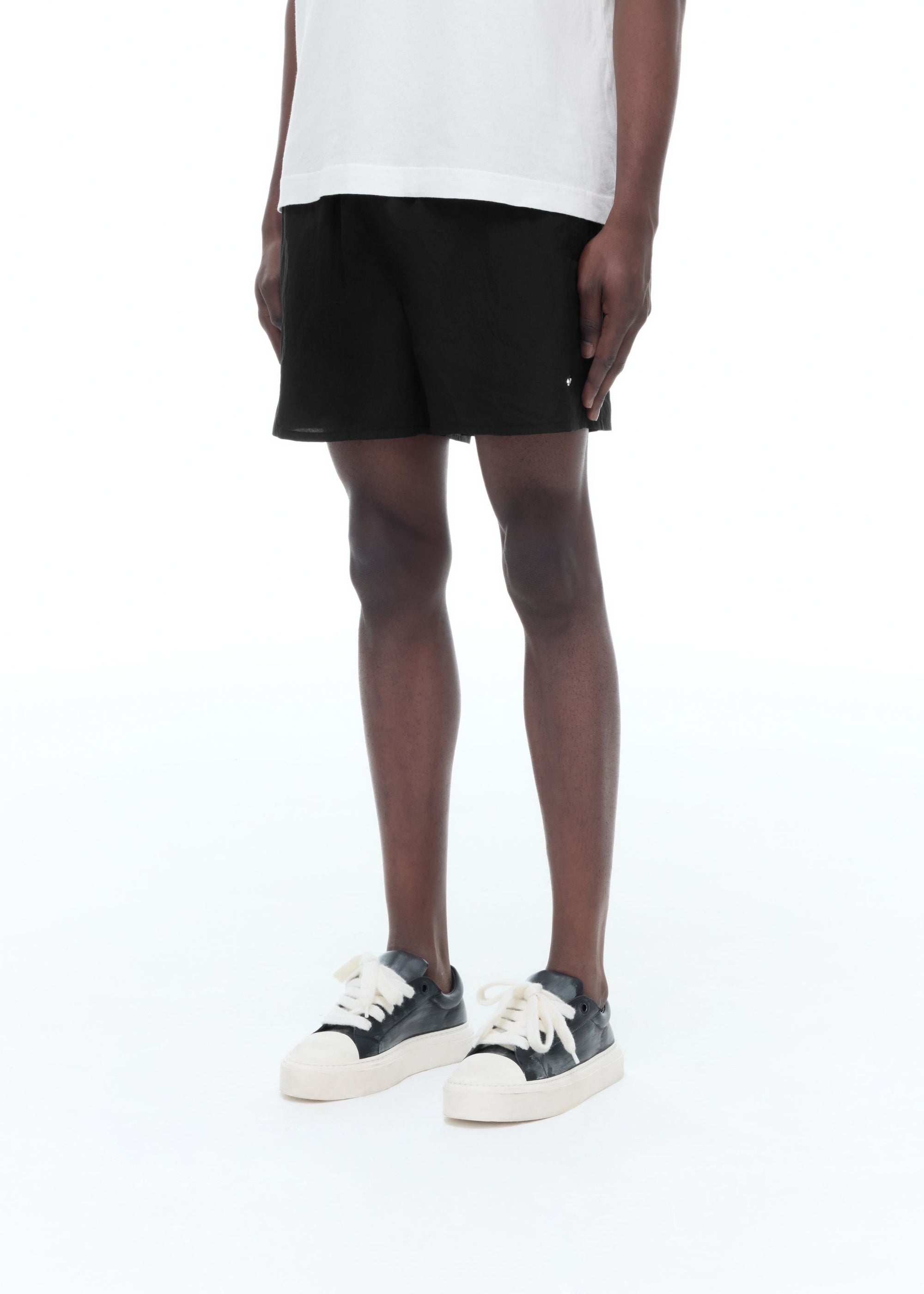 METAL EMBLEM SWIM SHORTS