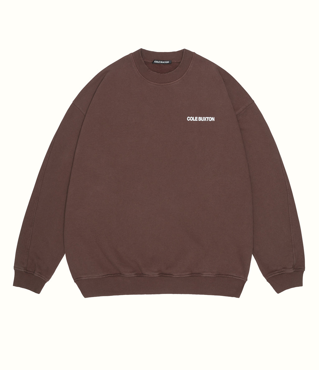 Cole Buxton | Sportswear Sweatshirt | Mens | Cotton | Brown