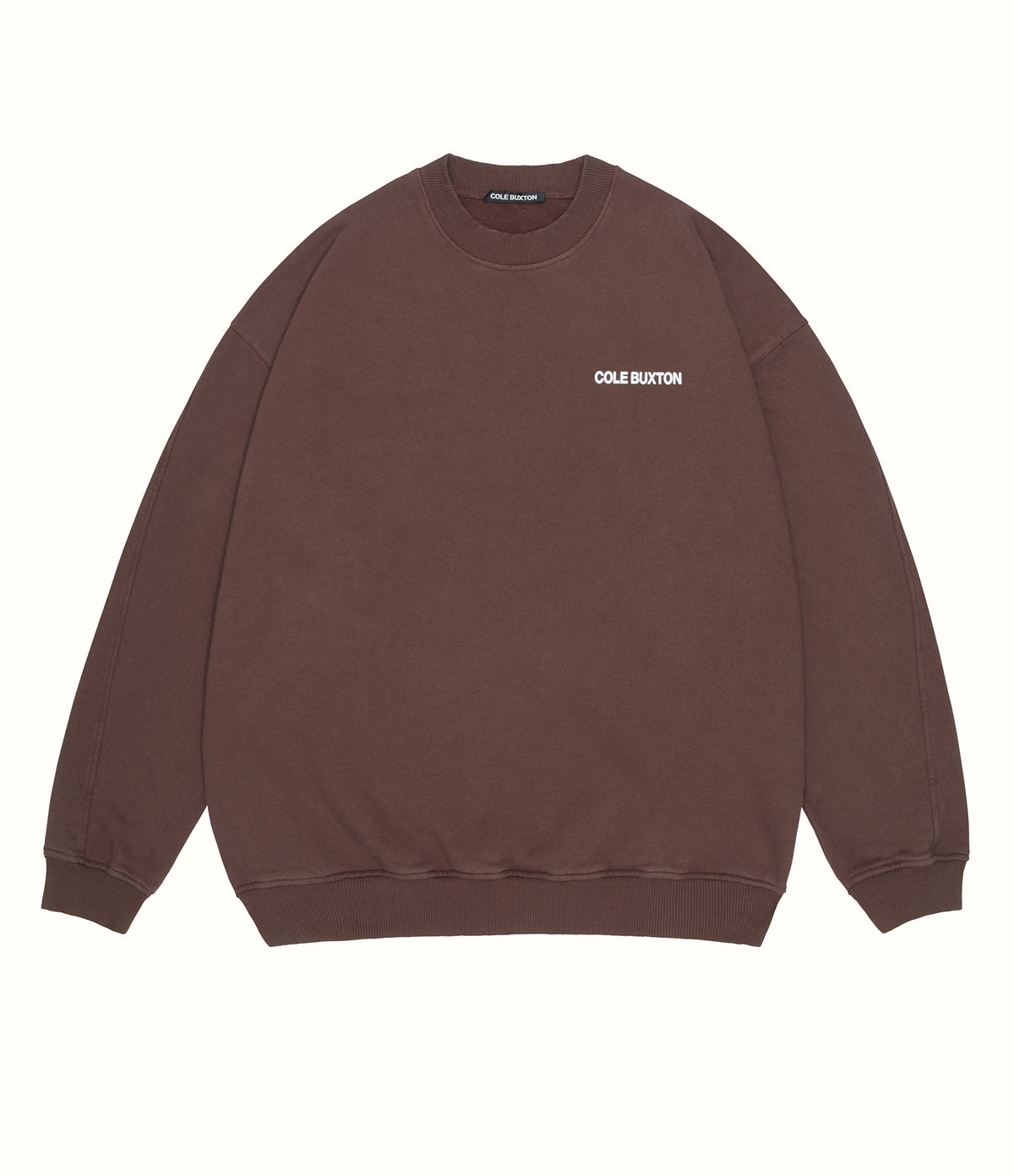 Cole Buxton | Sportswear Sweatshirt | Mens | Cotton | Brown