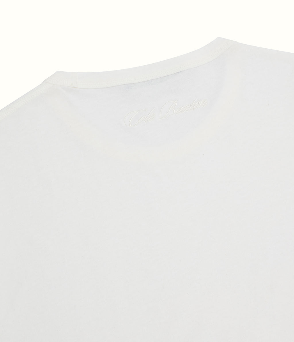 Cole Buxton | Cole T-Shirt | Mens | Cotton | Vintage White