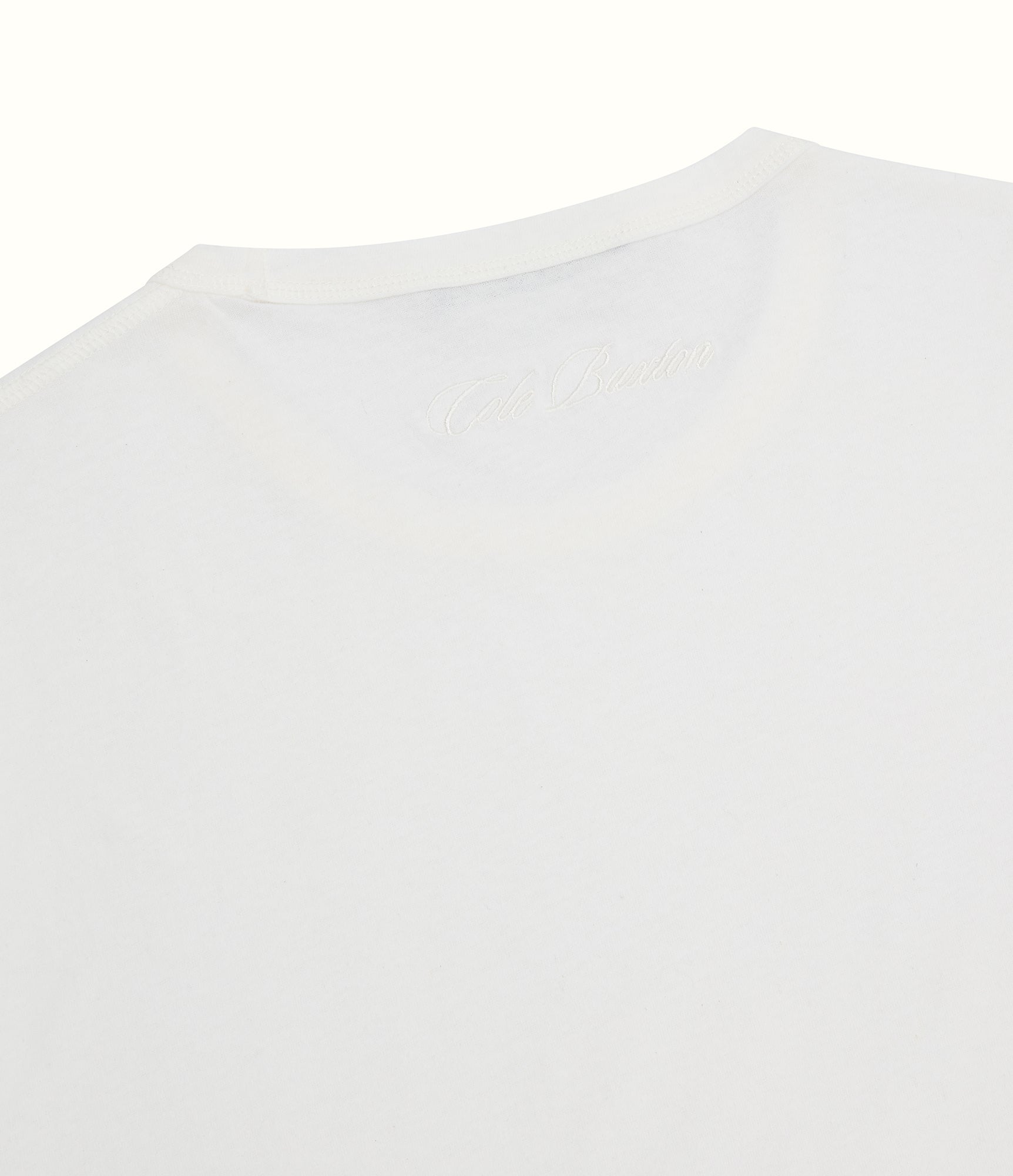 Cole Buxton | Cole T-Shirt | Mens | Cotton | Vintage White