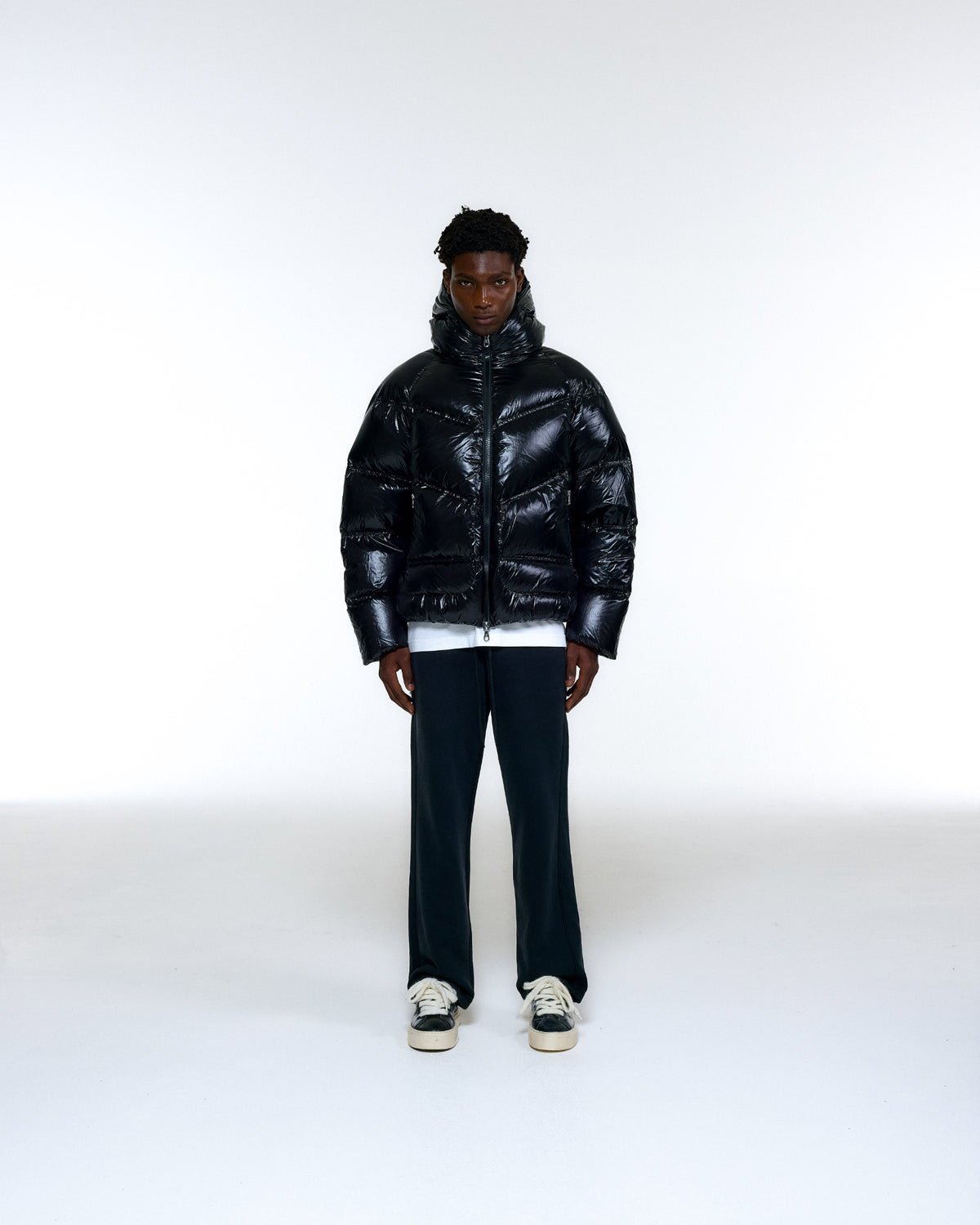 Cole Buxton | Hooded Insulated Jacket | Mens | Black