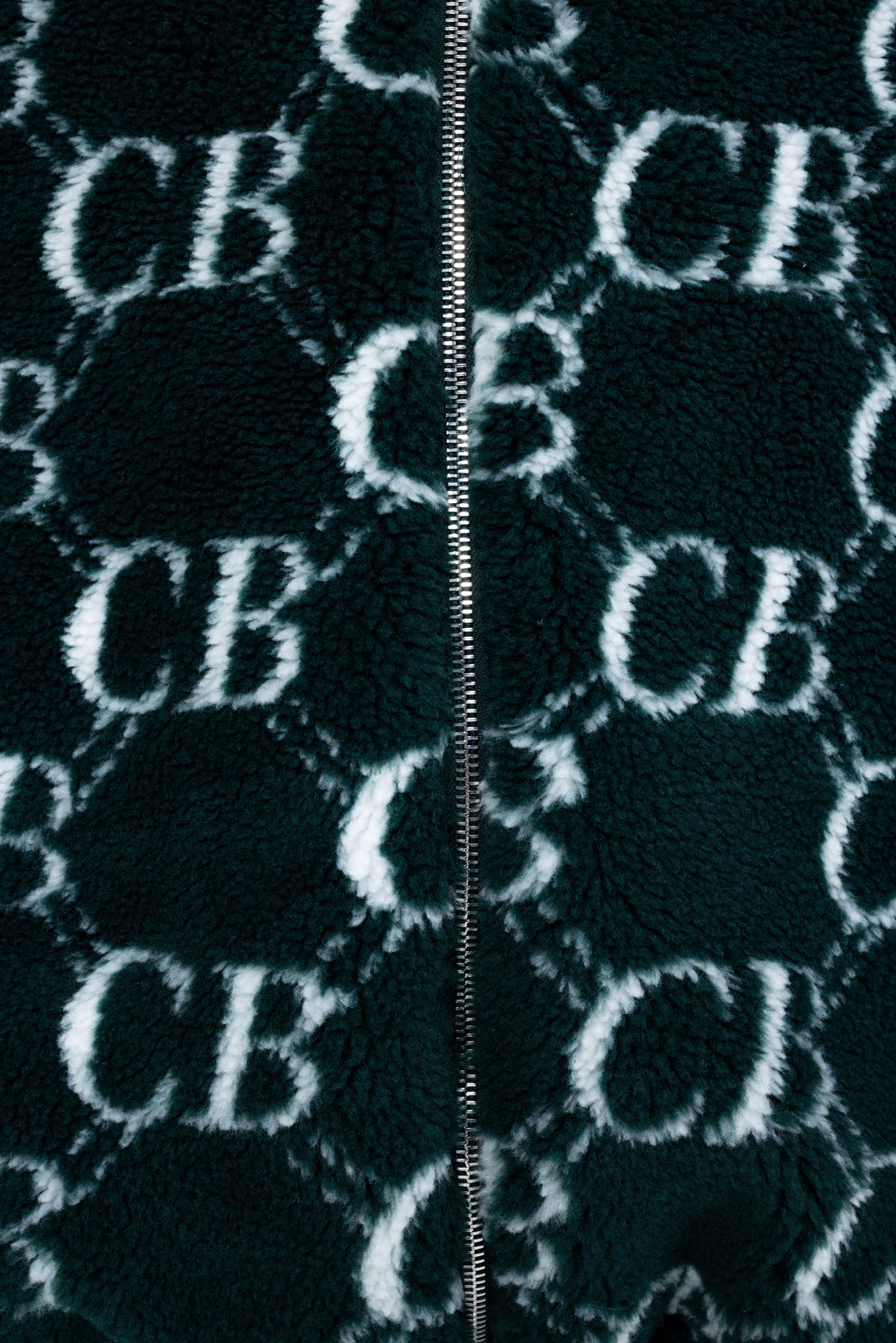 Cole Buxton | Cb Monogram Fleece | Mens | Forest Green
