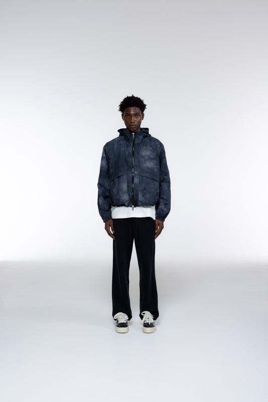 Cole Buxton | Silk Windbreaker | Mens | Black