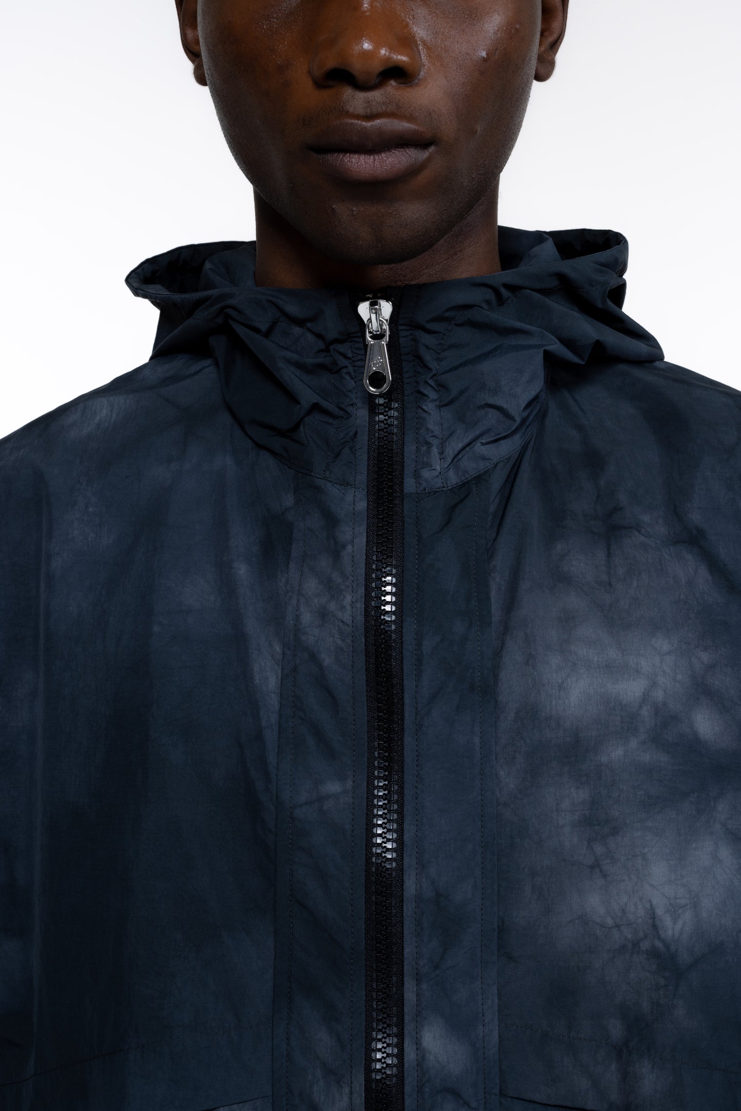 Cole Buxton | Silk Windbreaker | Mens | Black
