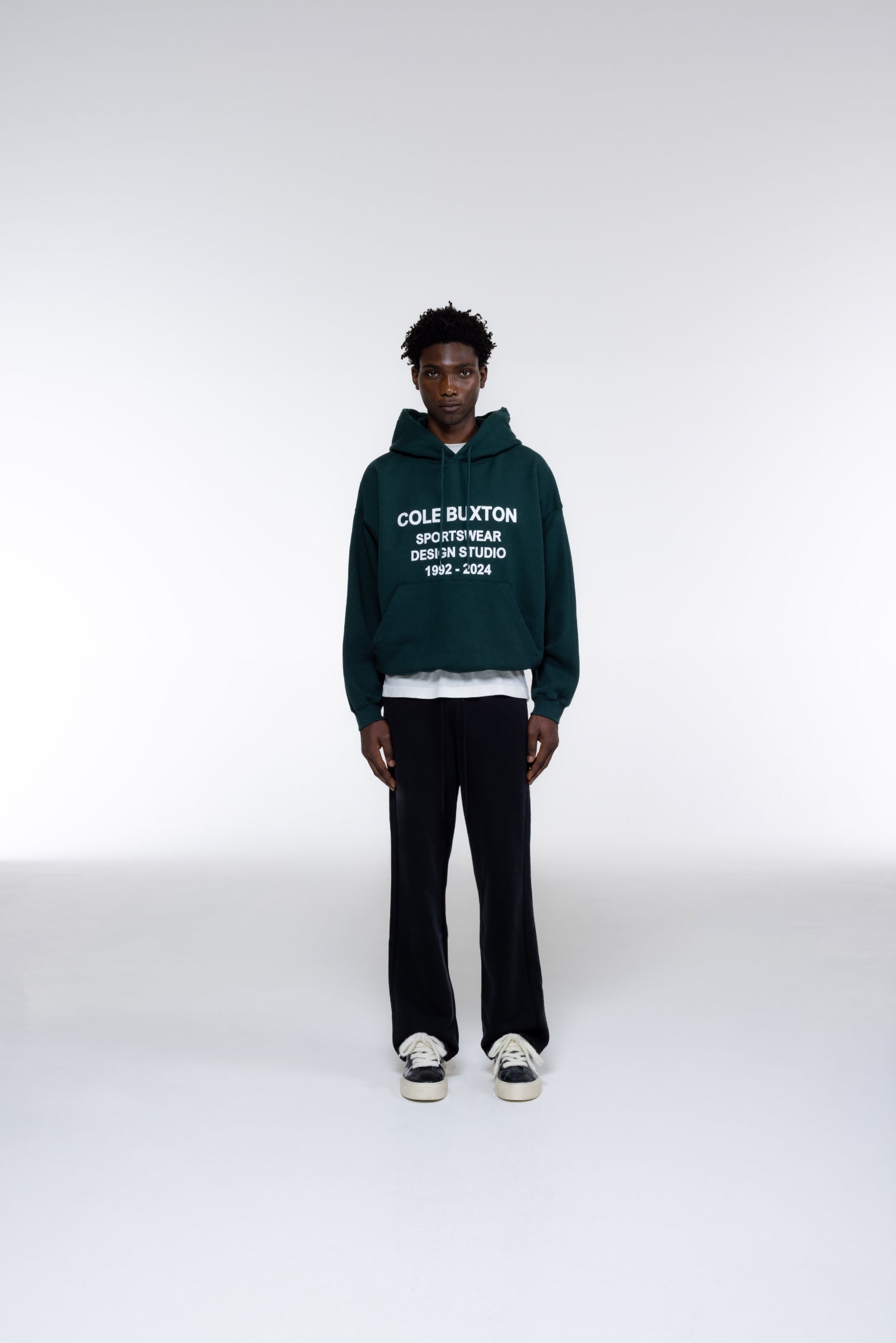 Cole Buxton | Design Studio Hoodie | Mens | Forest Green