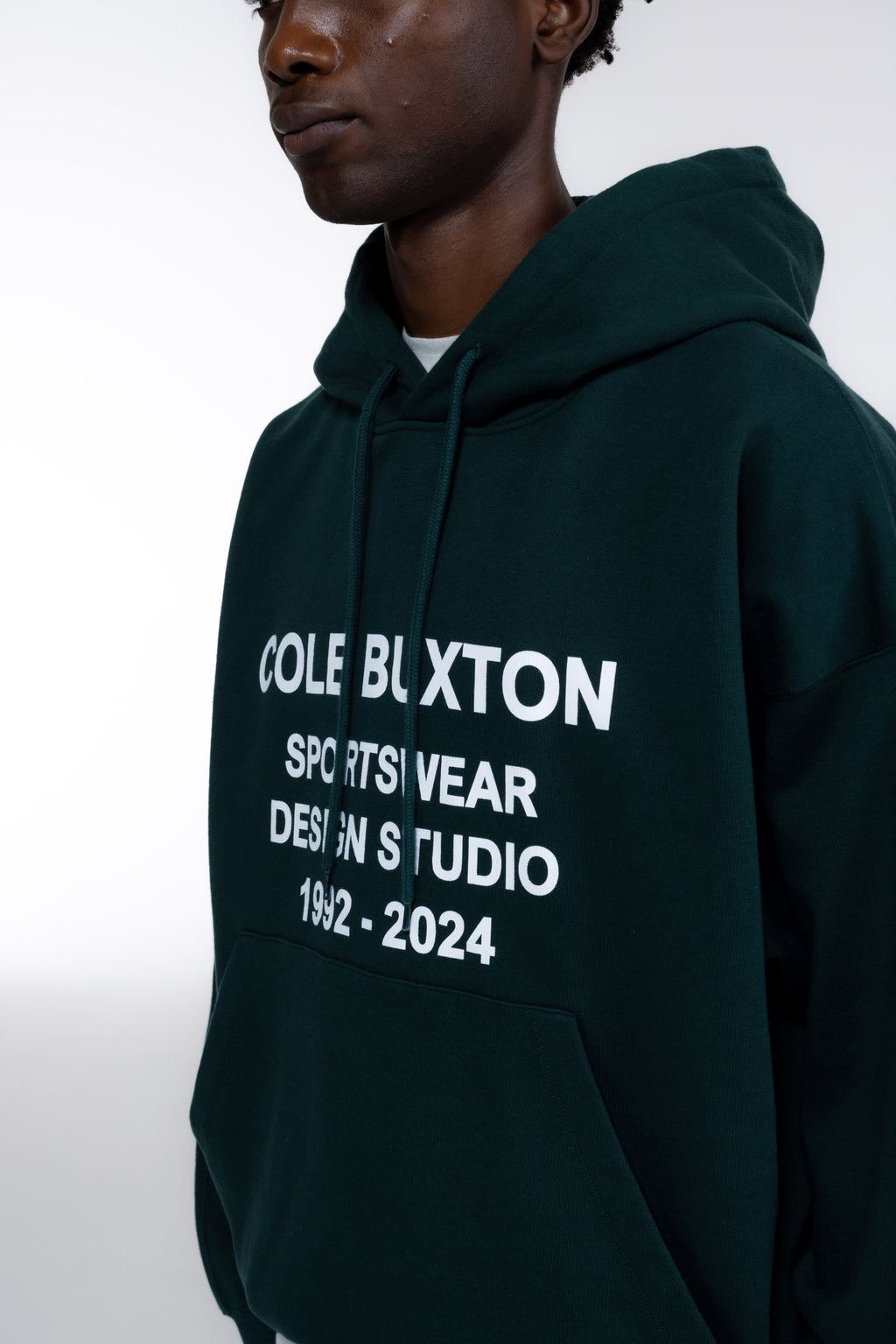 Cole Buxton | Design Studio Hoodie | Mens | Forest Green