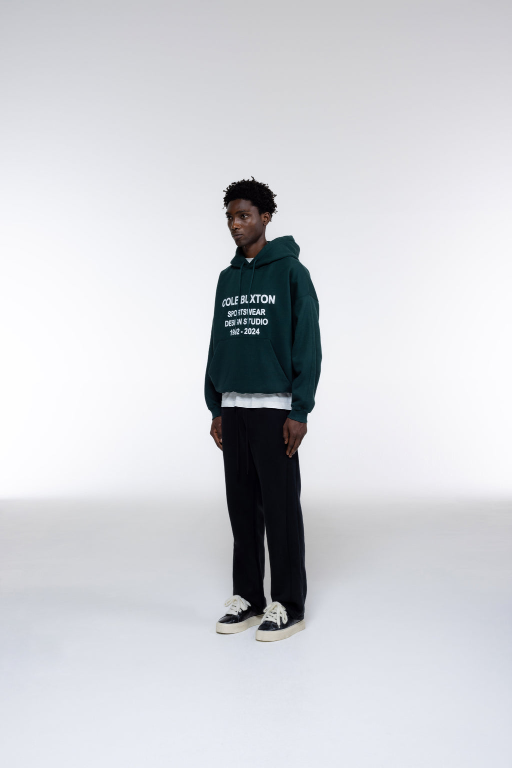 Cole Buxton | Design Studio Hoodie | Mens | Forest Green