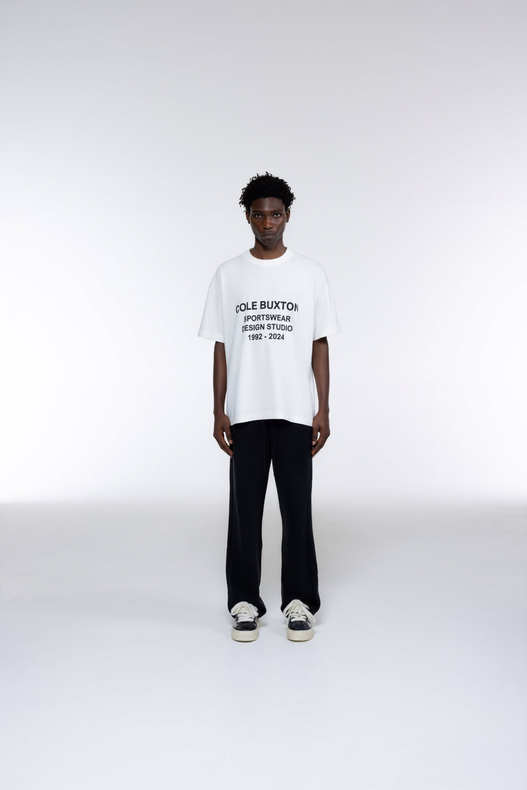 Cole Buxton | Design Studio T-Shirt | Mens | Vintage White