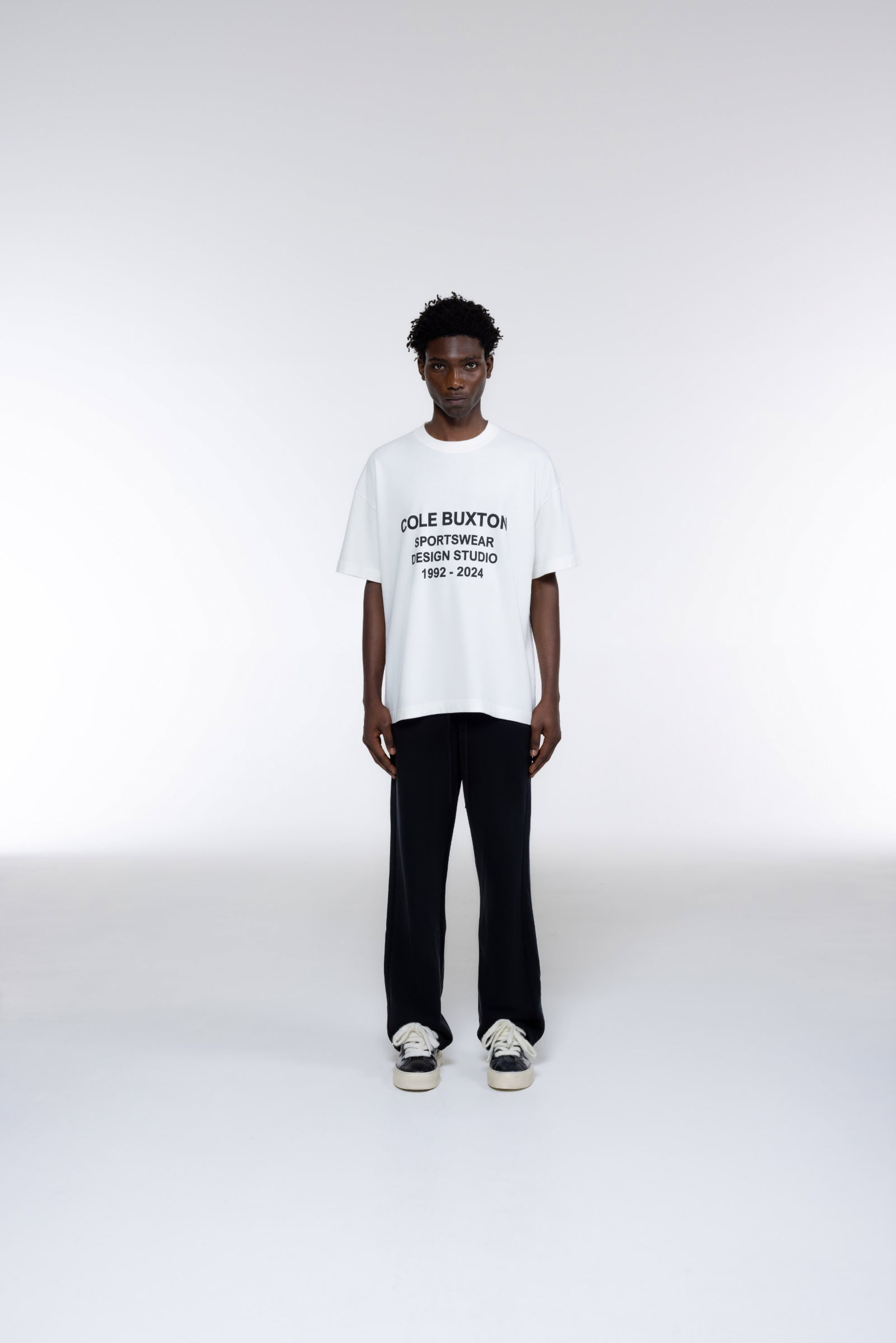 Cole Buxton | Design Studio T-Shirt | Mens | Vintage White
