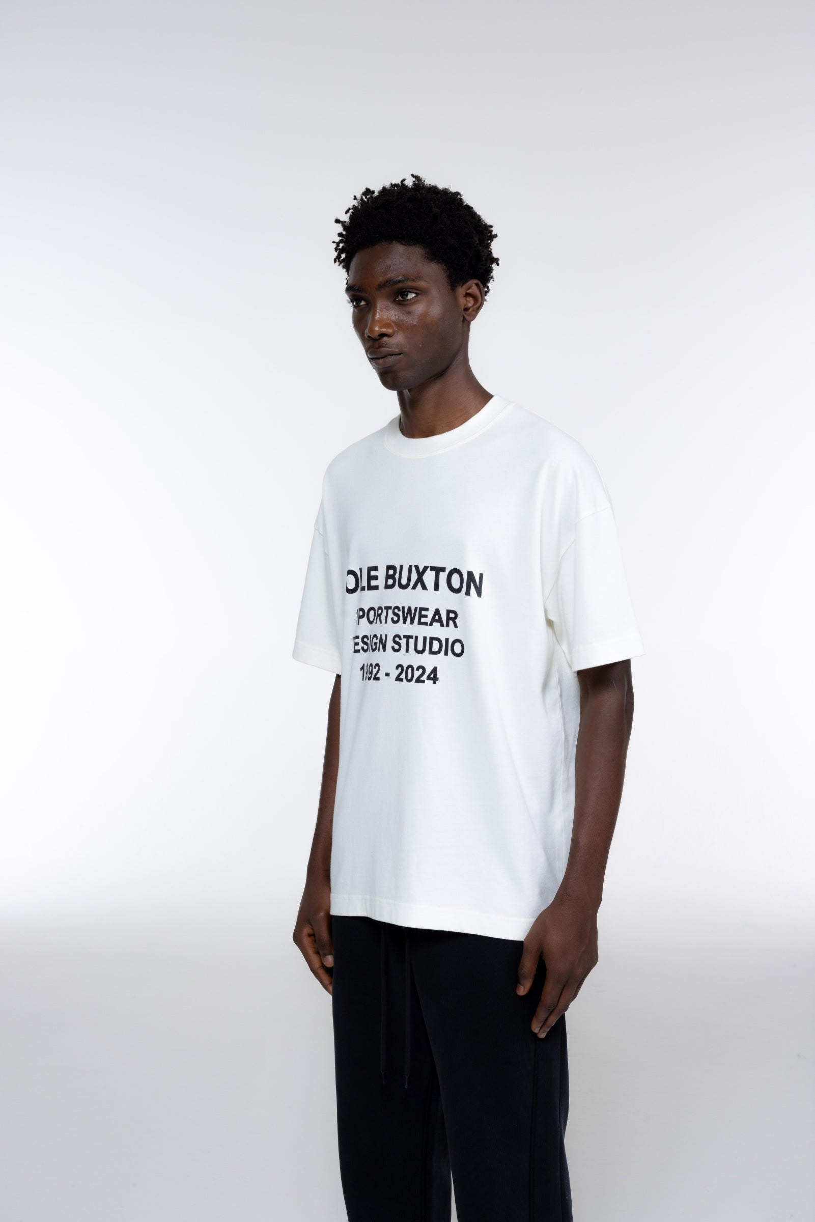 Cole Buxton | Design Studio T-Shirt | Mens | Vintage White