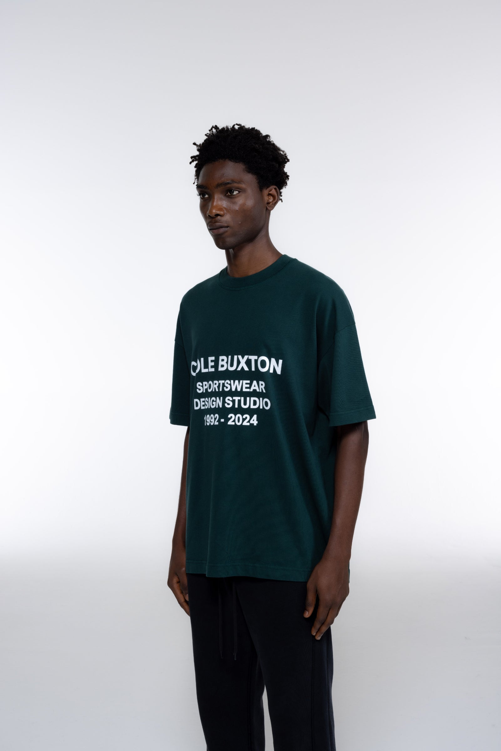 Cole Buxton | Design Studio T-Shirt | Mens | Forest Green