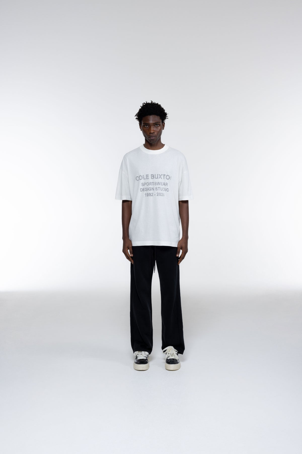 Cole Buxton | Inside Out Logo T-Shirt | Mens | Vintage White