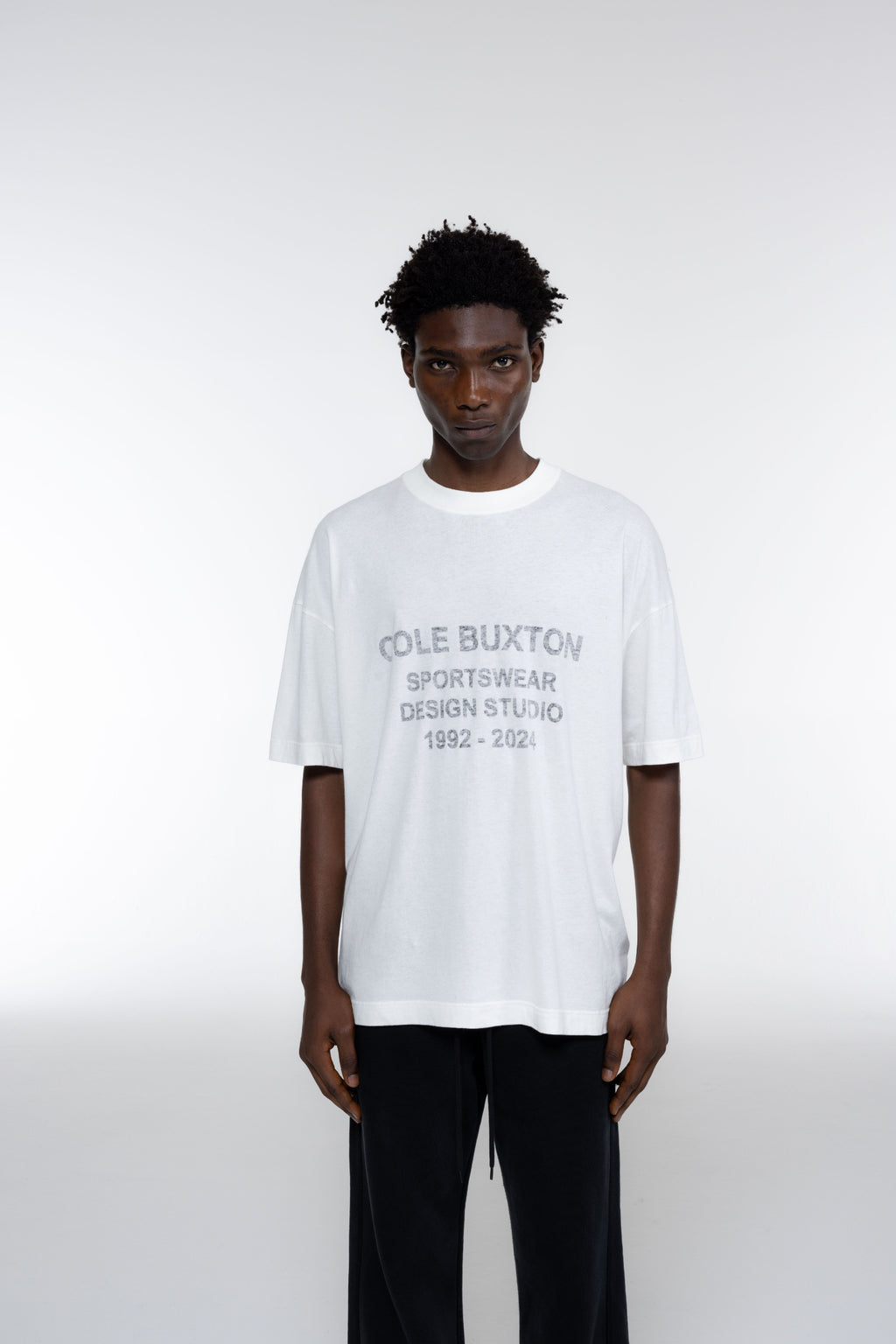 Cole Buxton | Inside Out Logo T-Shirt | Mens | Vintage White