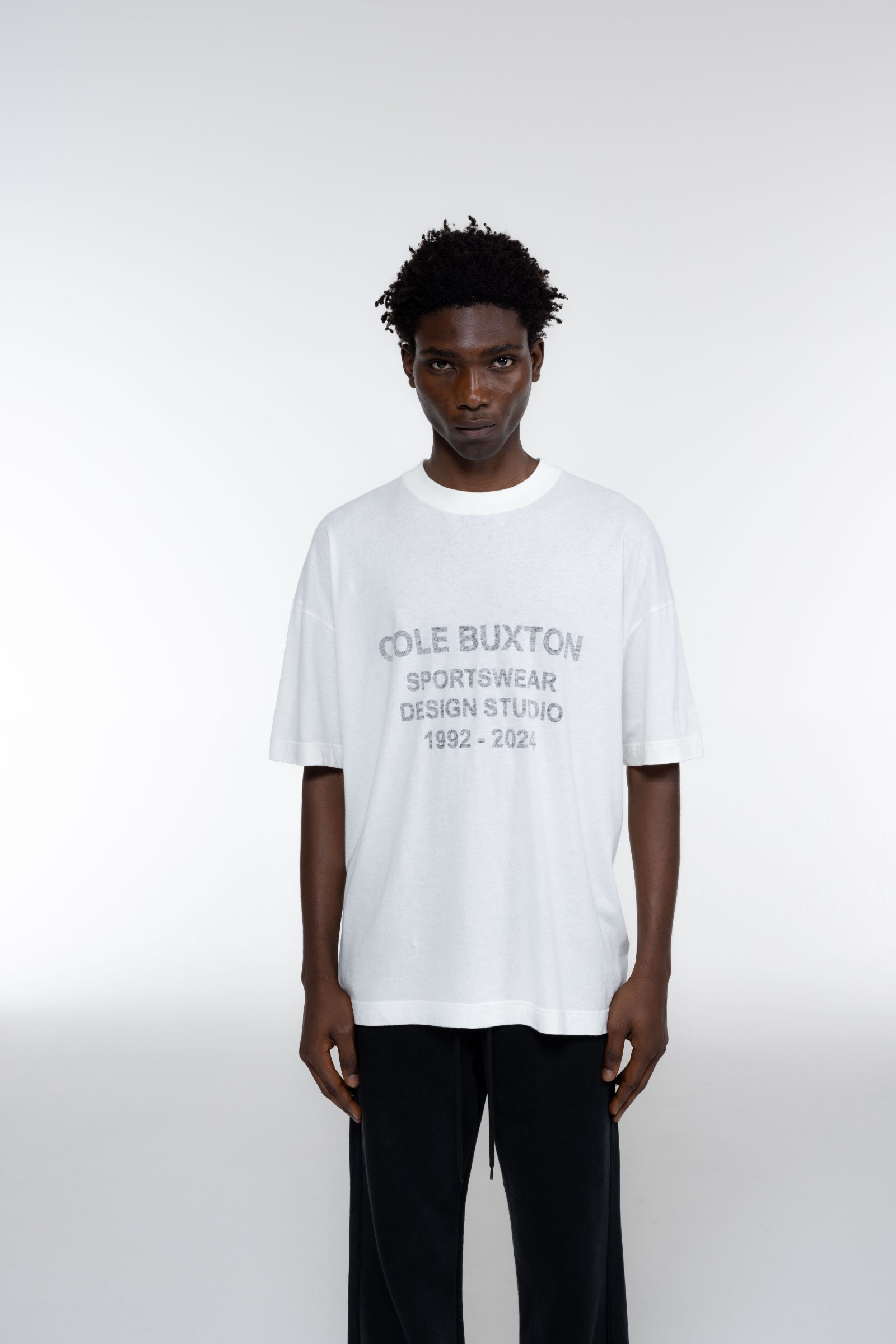 Cole Buxton | Inside Out Logo T-Shirt | Mens | Vintage White
