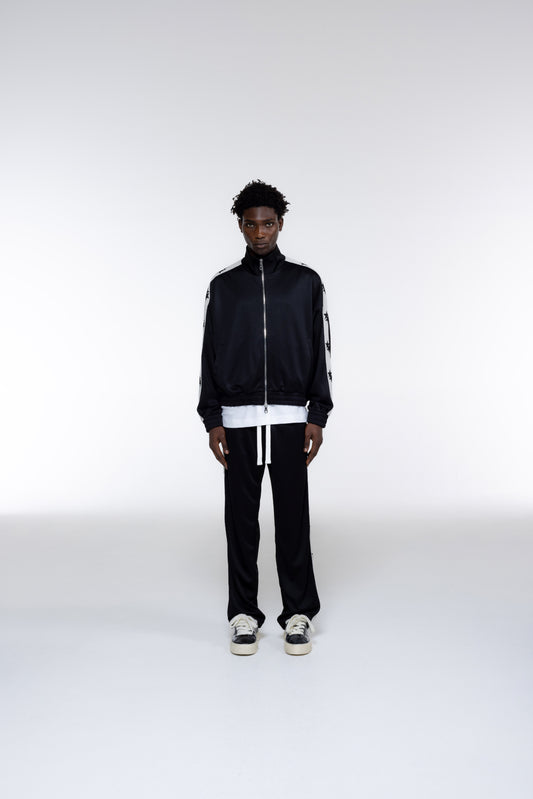 Cole Buxton | Two Star Tape Track Pants | Mens | Black