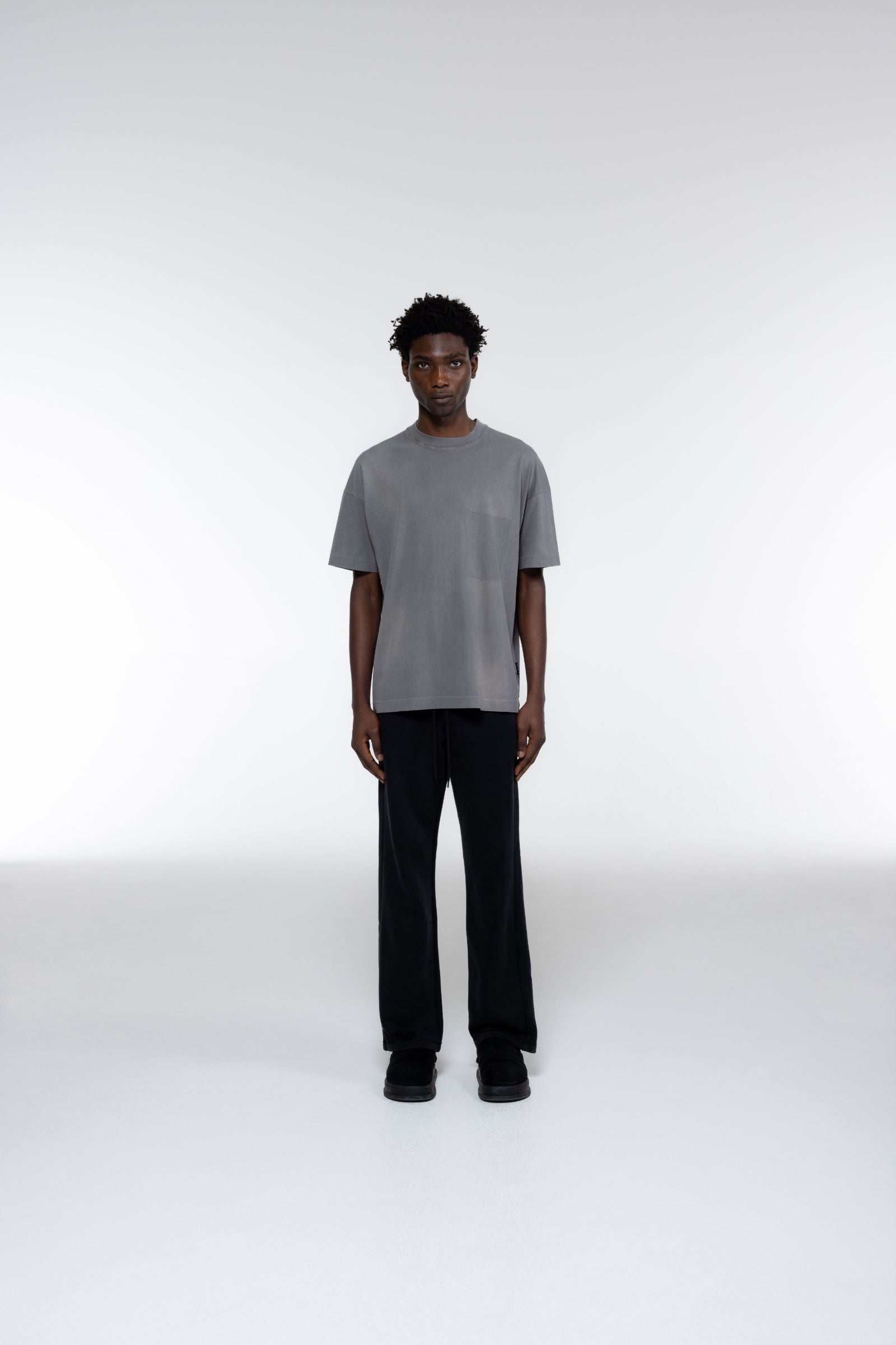 Cole Buxton | Pocket Fade T-Shirt | Mens | Washed Black