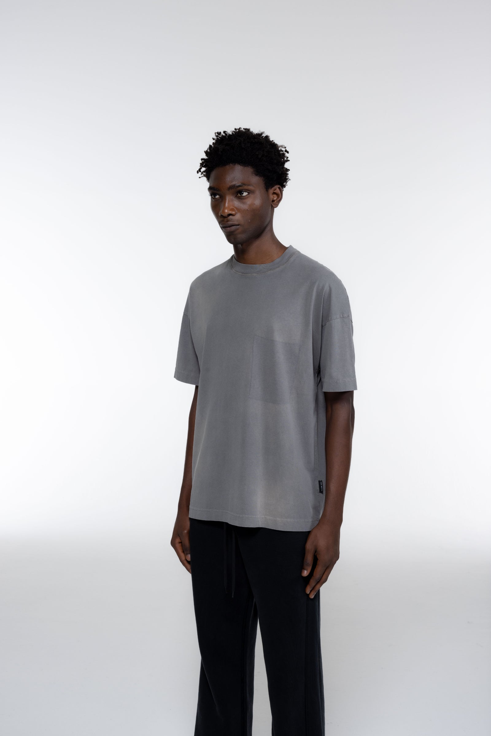 Cole Buxton | Pocket Fade T-Shirt | Mens | Washed Black
